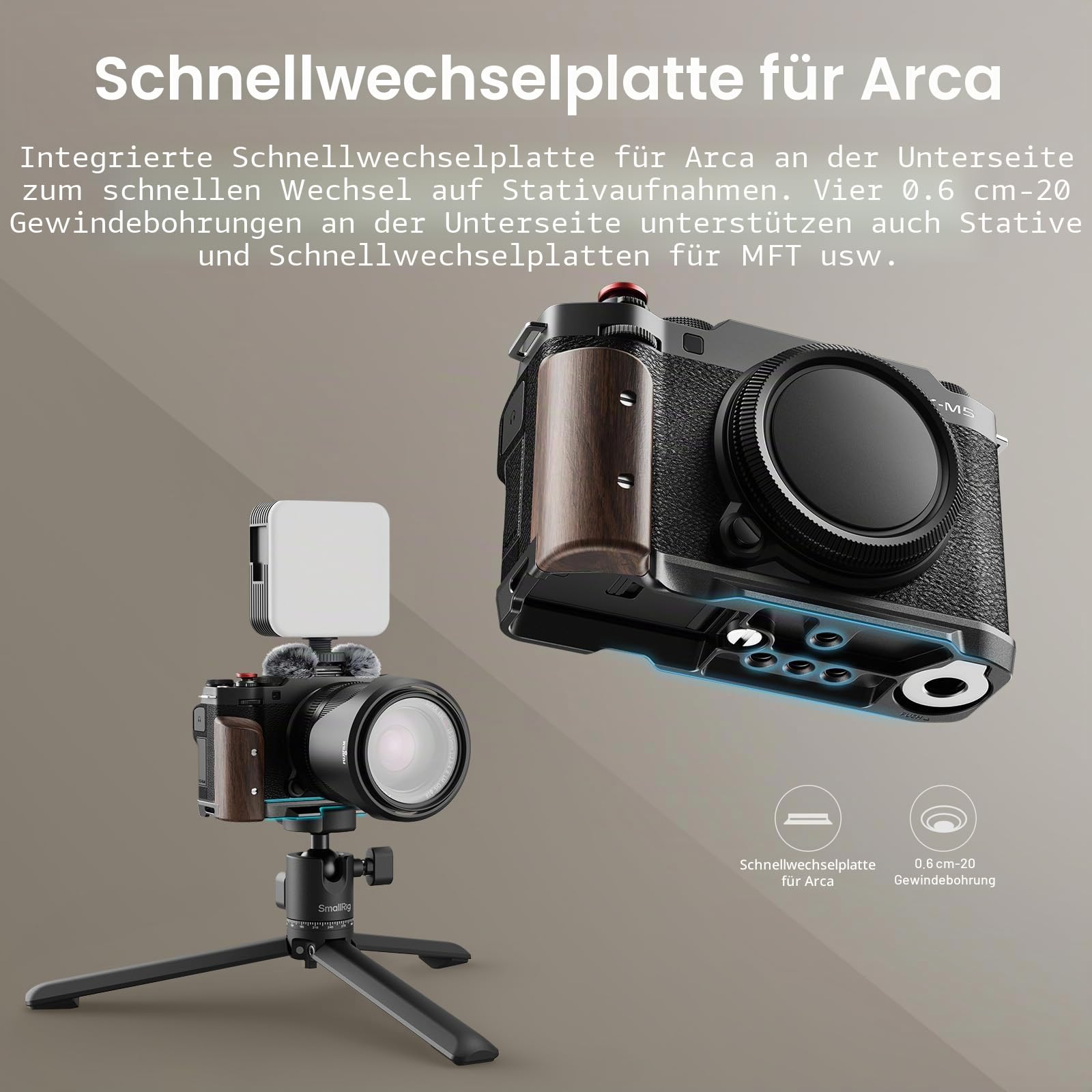smallrig-5260-holzhandgriff-l-platte-f-r-fujifilm-x-m5-mit-arca-schnellwechselpl image 6