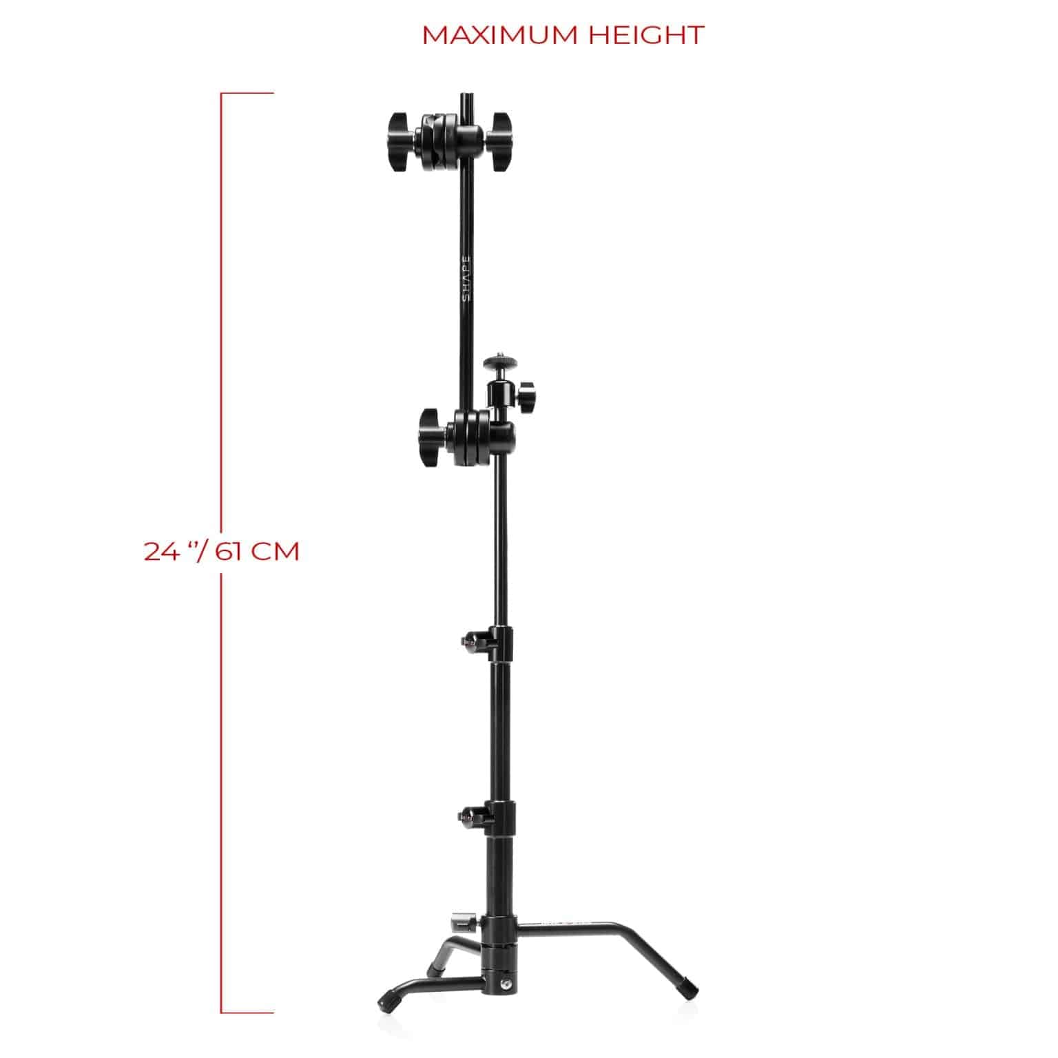 shape-mini-c-stand-5-zoll-mit-kugelkopf-und-smartphone-halter image 4