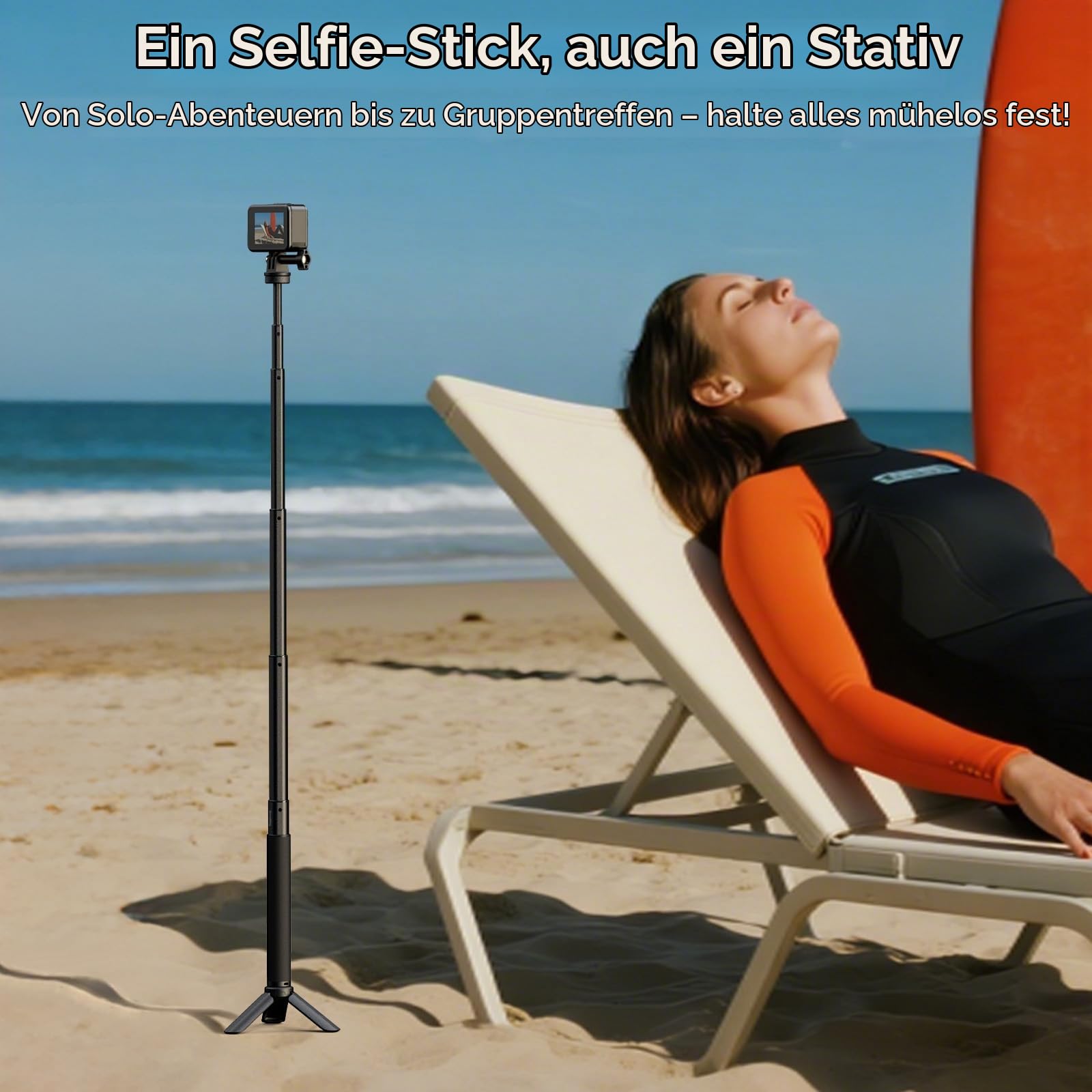 smallrig-freerover-selfie-stick-stativ-mit-telefonklemme-5403-f-r-actioncam image 2