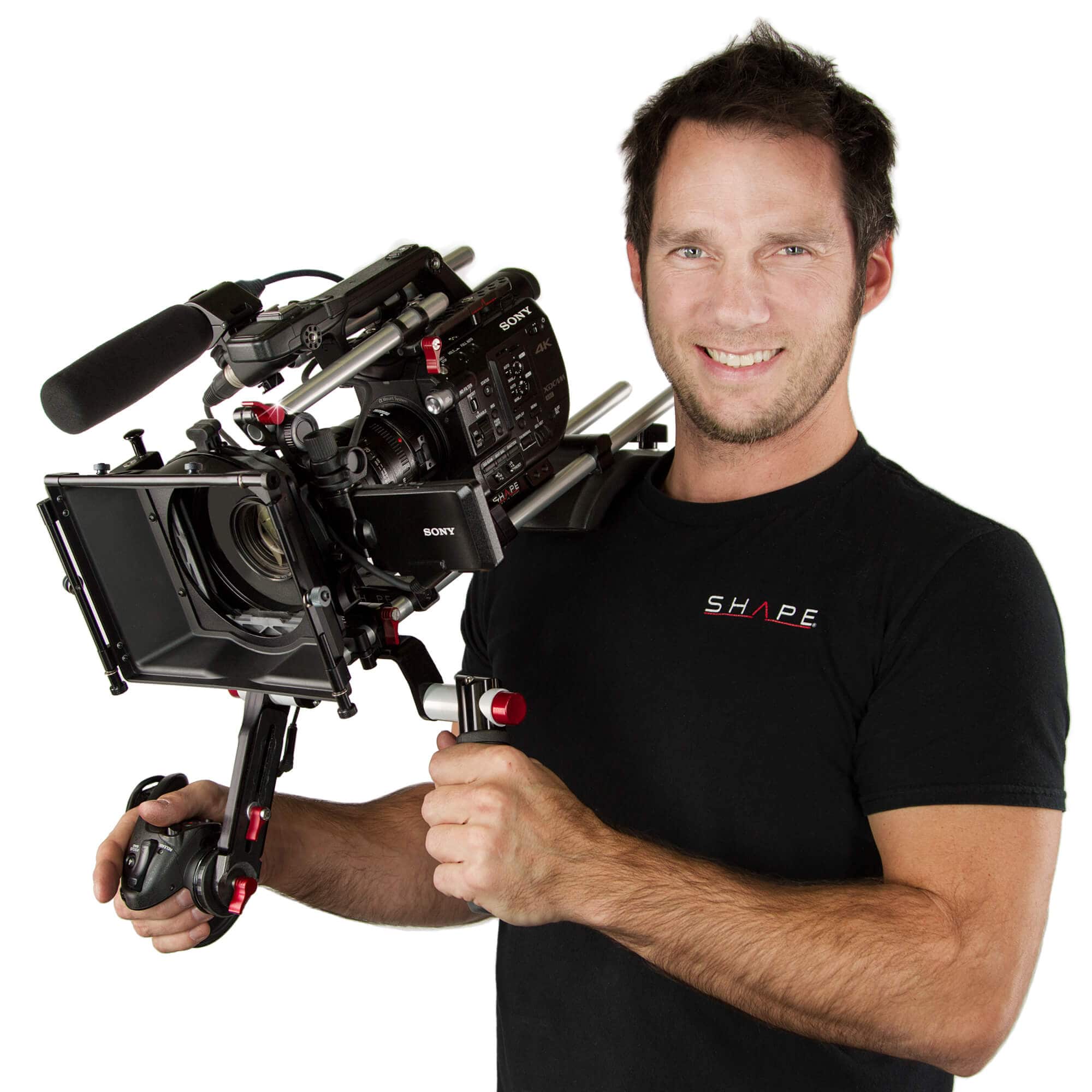 shape-shoulder-mount-f-r-sony-fs5-fs5-ii-baseplate-mit-15mm-rods image 8