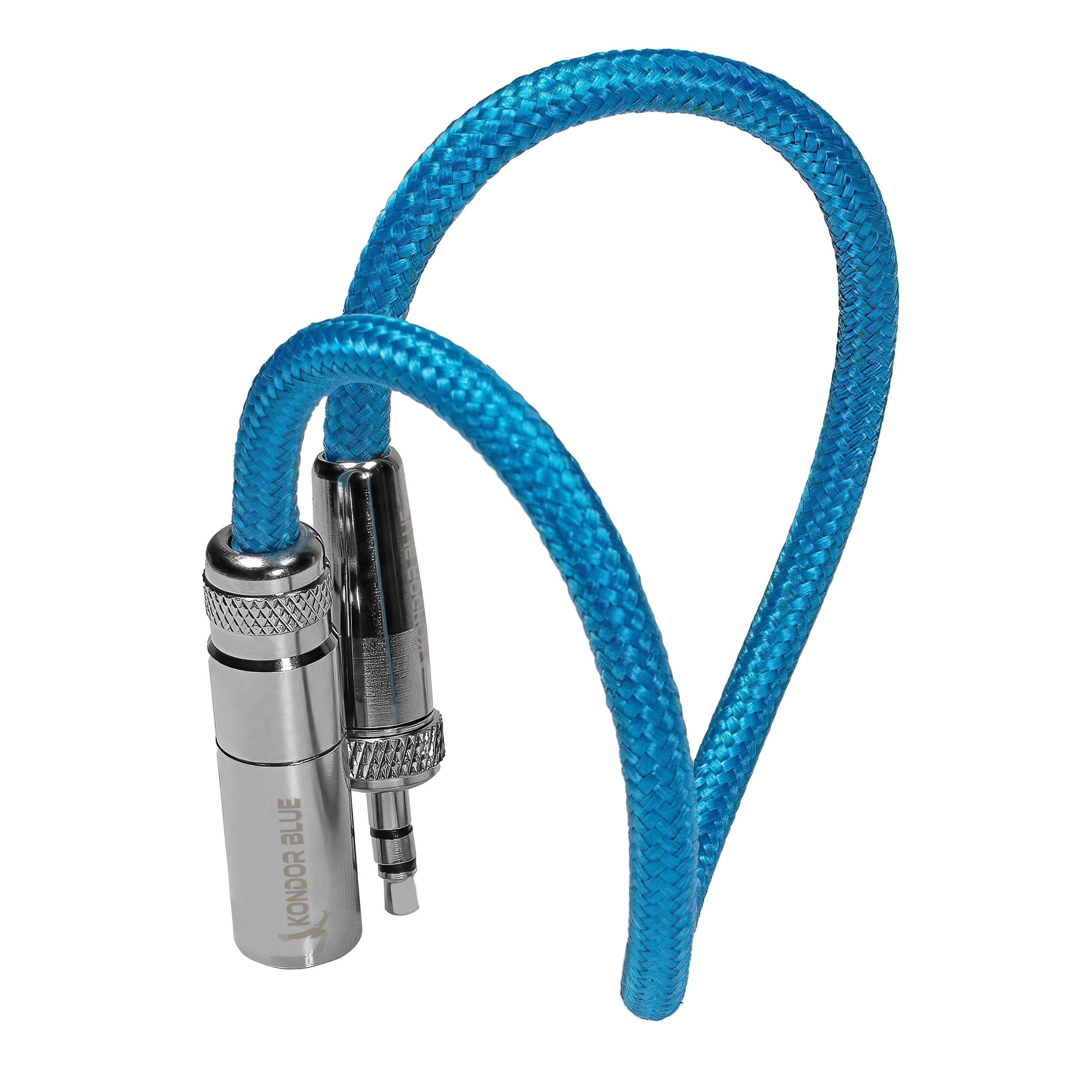 kondor-blue-12-mini-xlr-male-auf-3-5mm-trs-adapterkabel-mit-verriegelung-f-r-lav image 2
