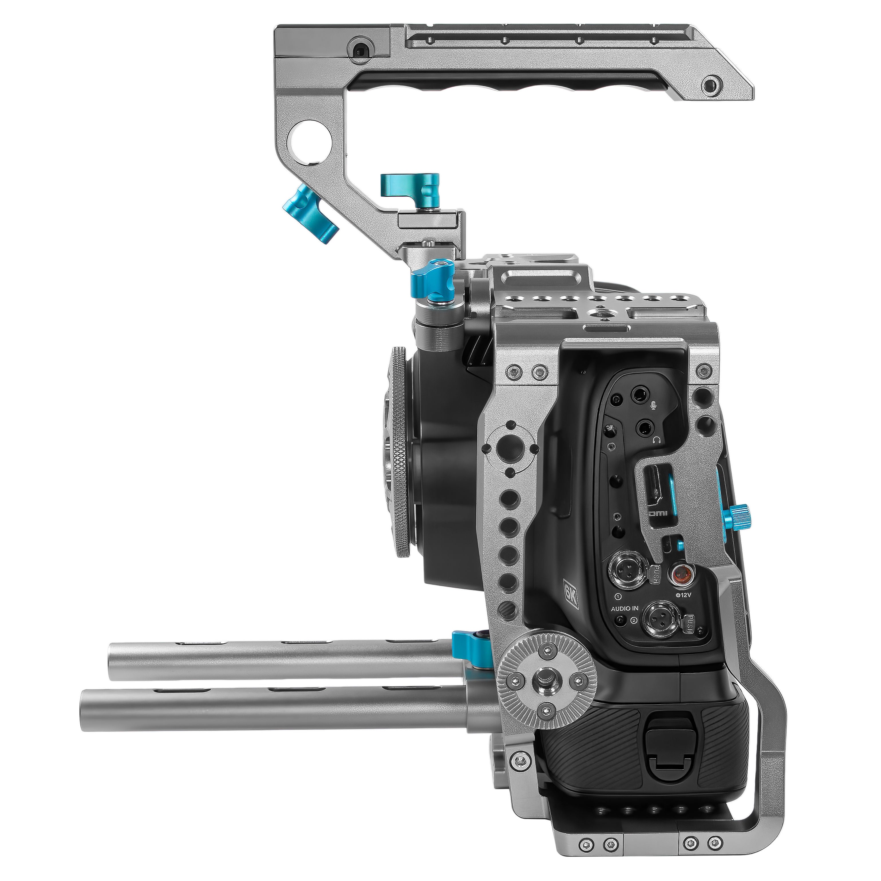 kondor-blue-bmpcc-6k-pro-6k-g2-cage-mit-battery-grip image 6