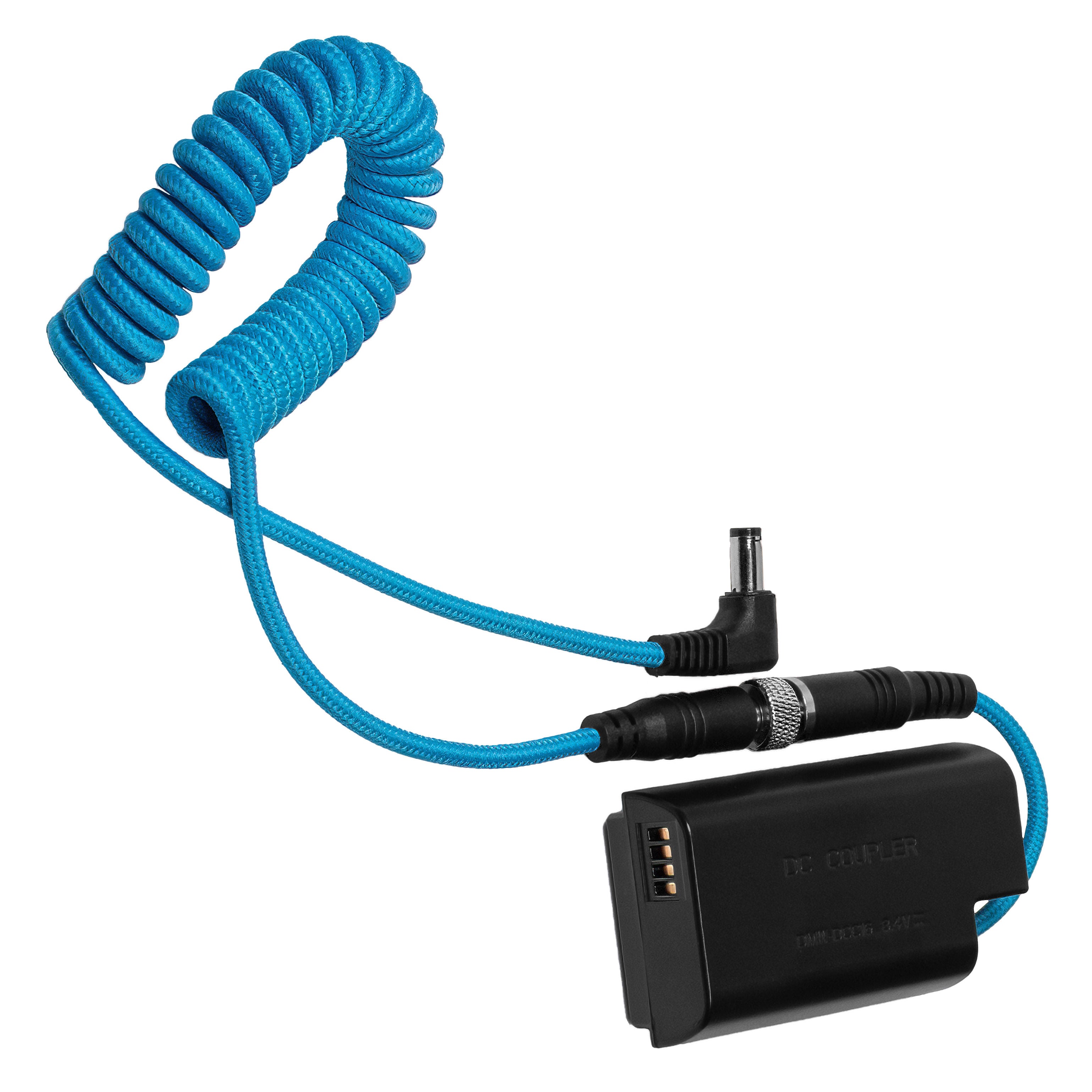 kondor-blue-dc-2-1-5-5-auf-lumix-s1h-blj31-dummy-akku-kabel image 2