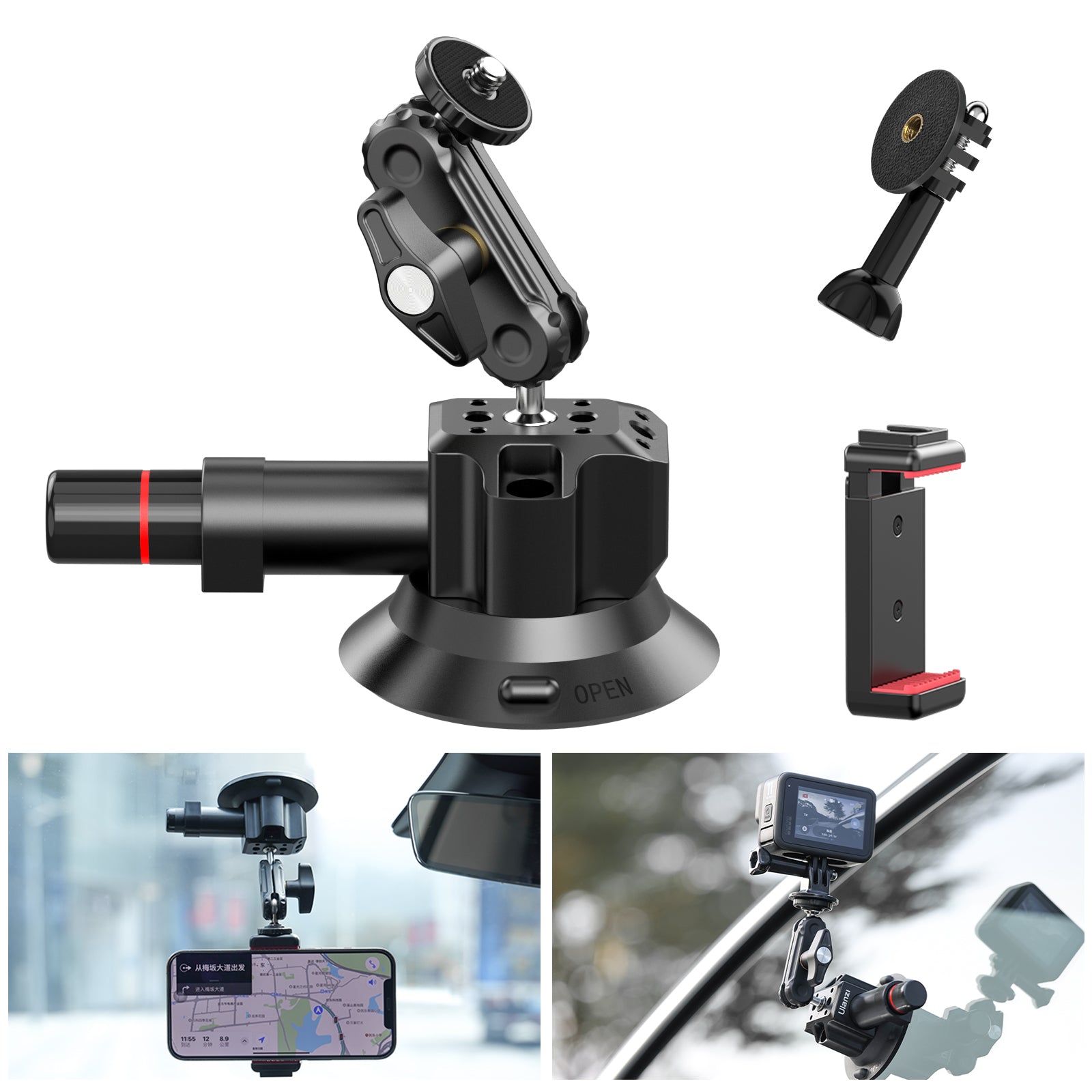 ulanzi-sc-01-strong-suction-cup-mount-3-zoll-saugnapf-halterung image 2