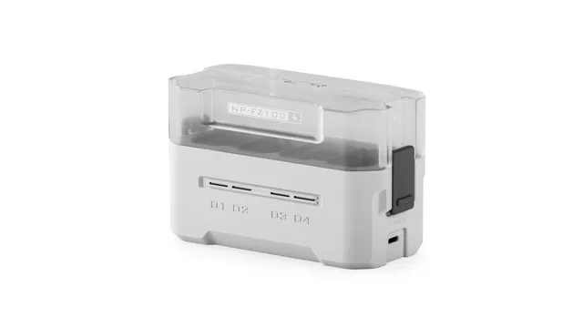 tilta-portable-charging-station-f-r-np-fz100-4-channel-off-white-open-box image 1