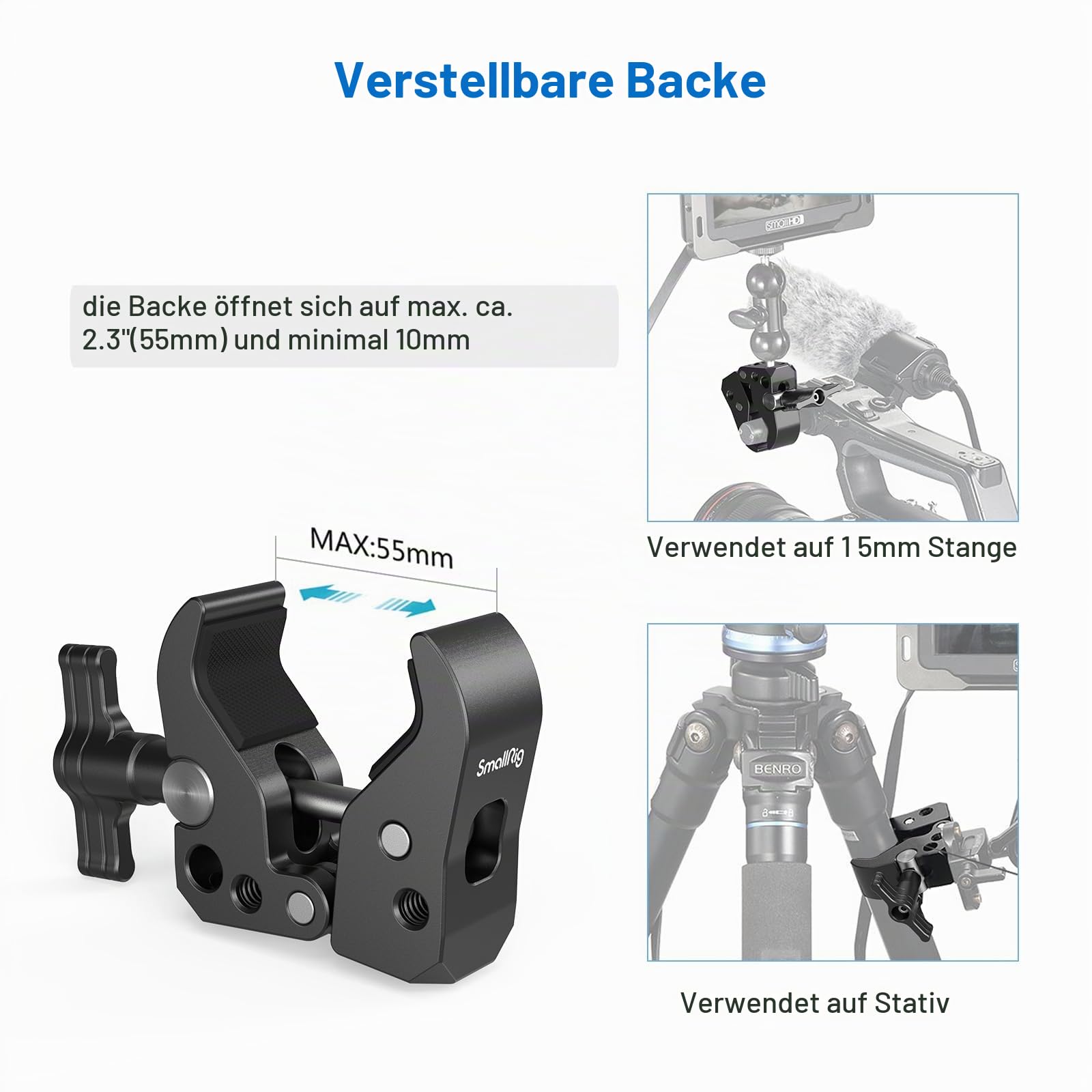 smallrig-super-clamp-2220-klemme-10-55-mm image 3