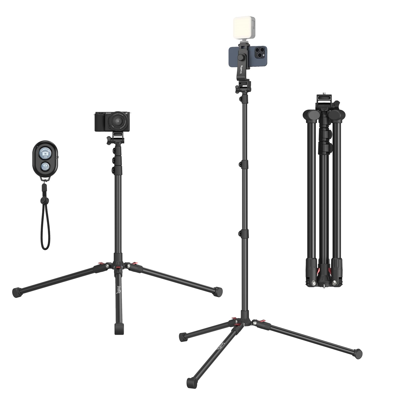 smallrig-encore-pt-30-4363-phone-tripod-170cm-stativ-mit-fernbedienung image 2