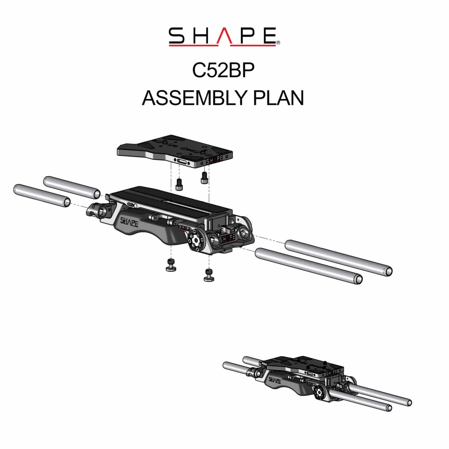 shape-canon-c500-mkii-c300-mkiii-v-lock-quick-release-baseplate image 7