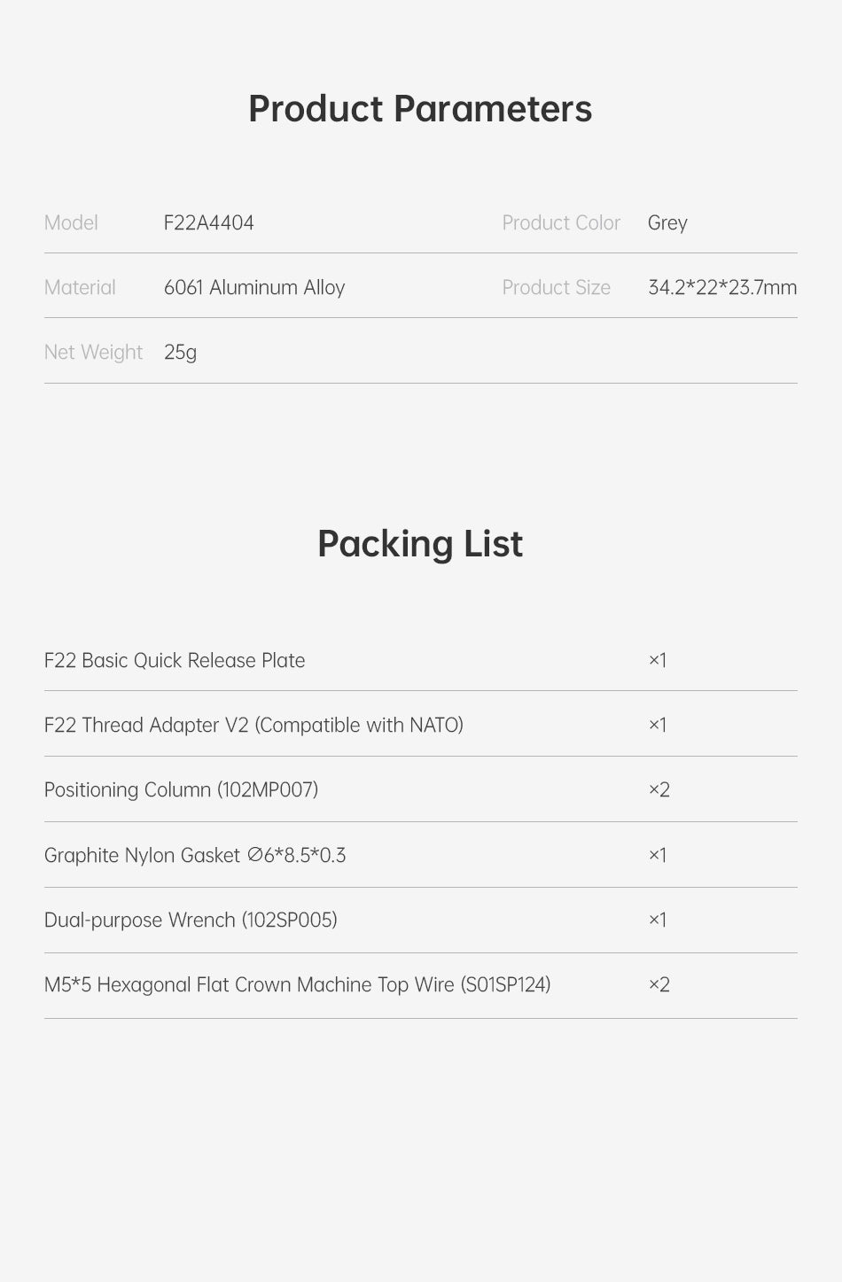 falcam-f22-gewindeadapter-kit-v2-nato-kompatibel-f22a4404 image 8