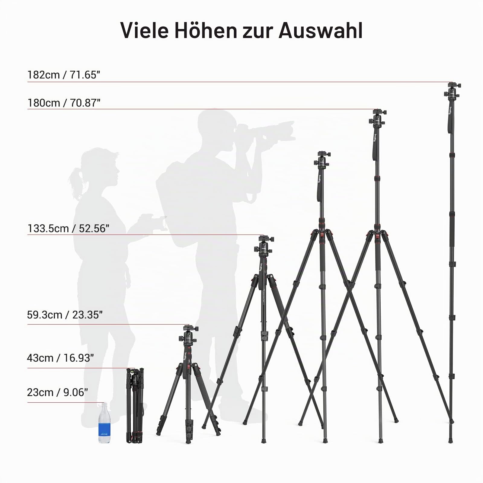 smallrig-3935-faltbares-aluminium-kamera-stativ-71-zoll-mit-kugelkopf image 3