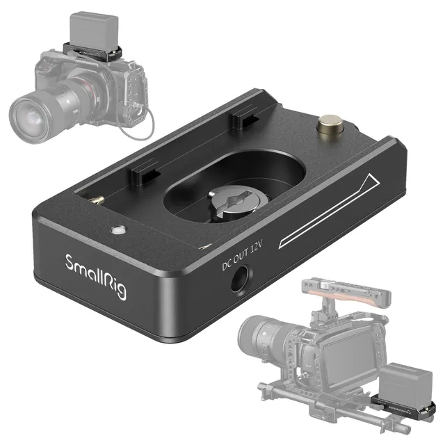 smallrig-3018-np-f-akku-adapterplatte-lite-12v-7-4v-dc-f-r-sony-bmpcc-gh5-z6-z7 image 1
