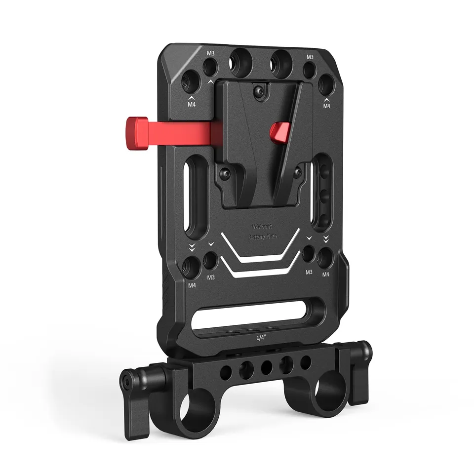 smallrig-3016-v-mount-batterieplatte-mit-dual-15mm-rod-clamp image 1