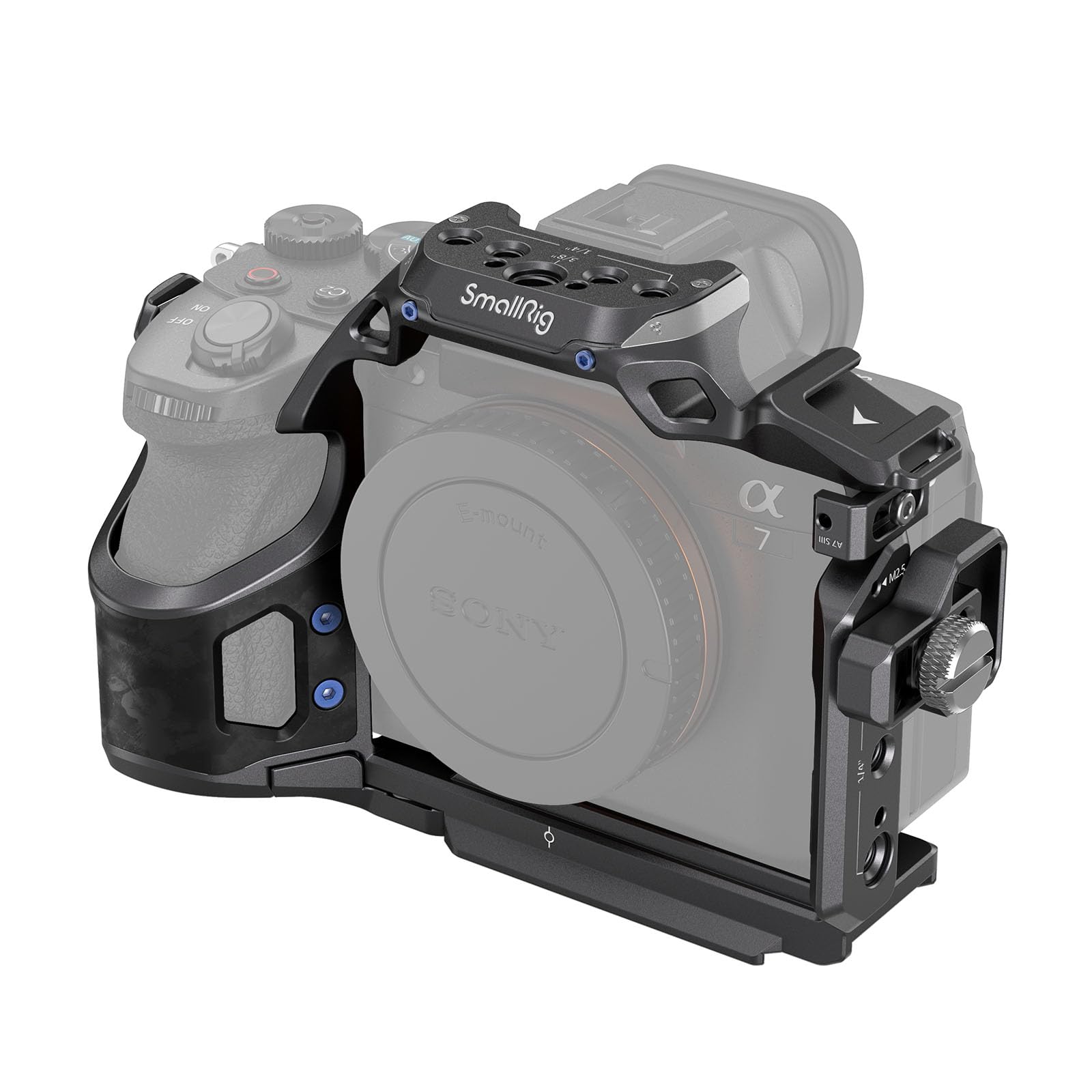 smallrig-4308-cage-kit-mit-kabelklemme-f-r-sony-alpha-7r-v-7-iv-7s-iii-kamera-ca image 1