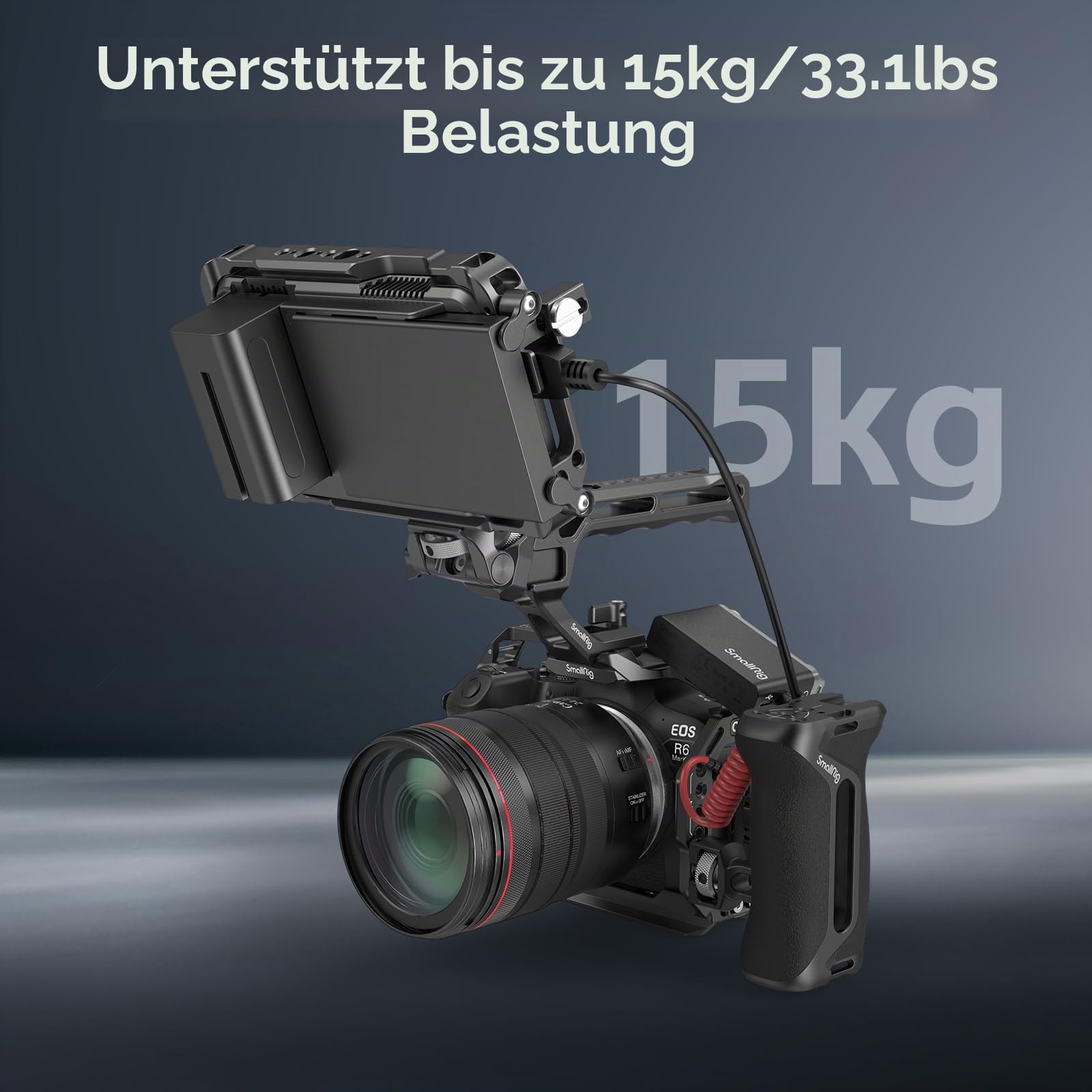 smallrig-4016-locating-side-handle-3-8-16-arri-verstellbar-36mm-mit-cold-shoe-f- image 5