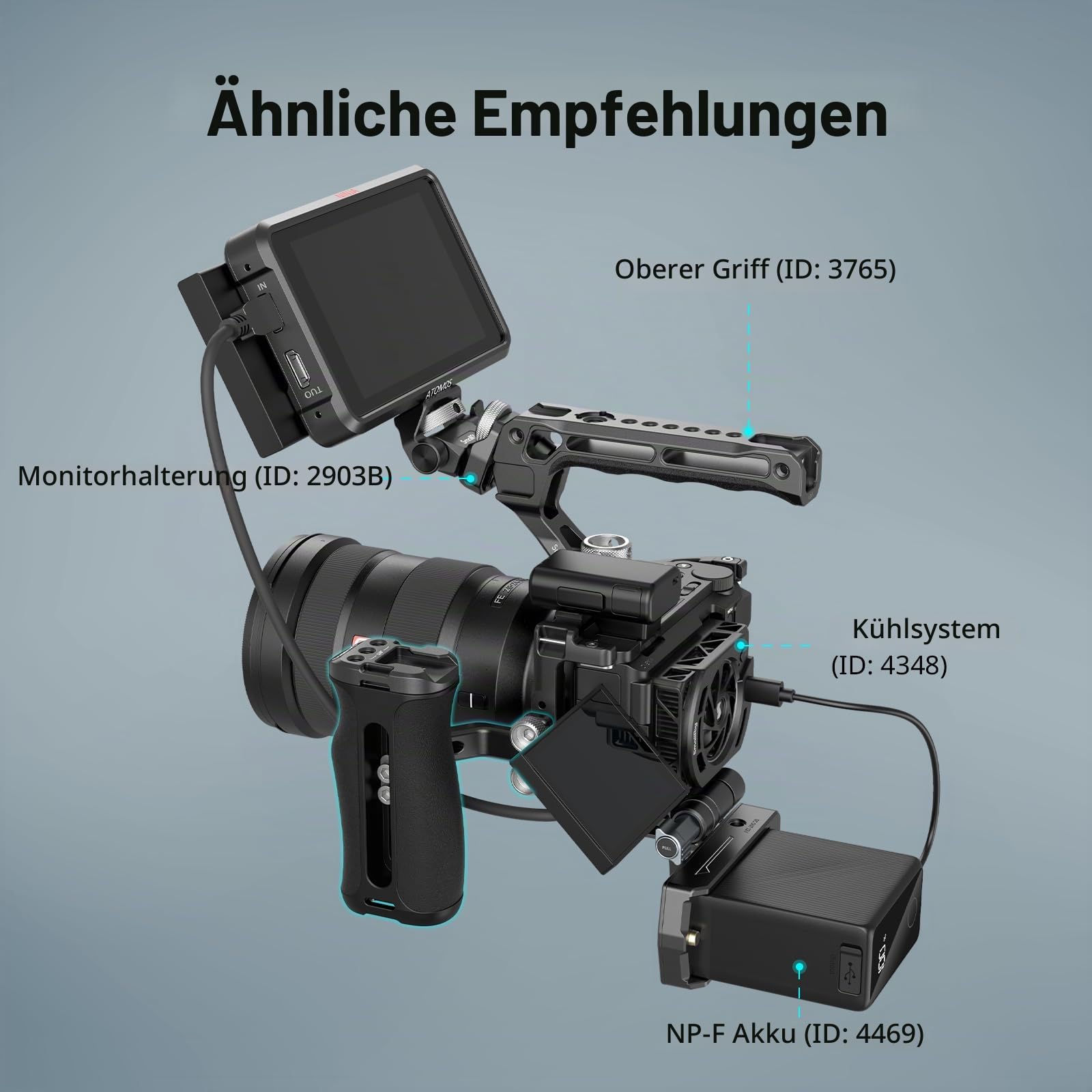 smallrig-mini-side-handle-4756-mit-1-4-zoll-schrauben-verstellbarer-kameragriff image 8