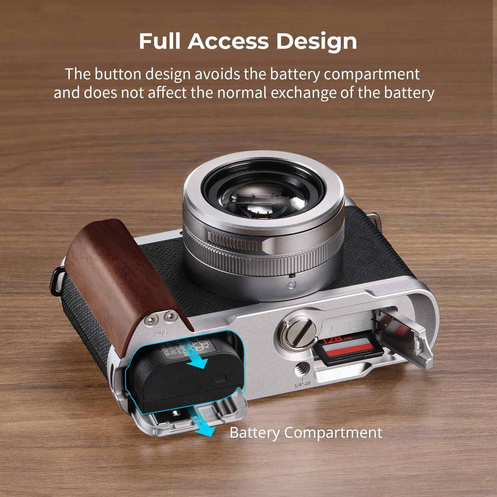 smallrig-lumix-l10-handgriff-5943-l-f-rmig-holz-silber image 2
