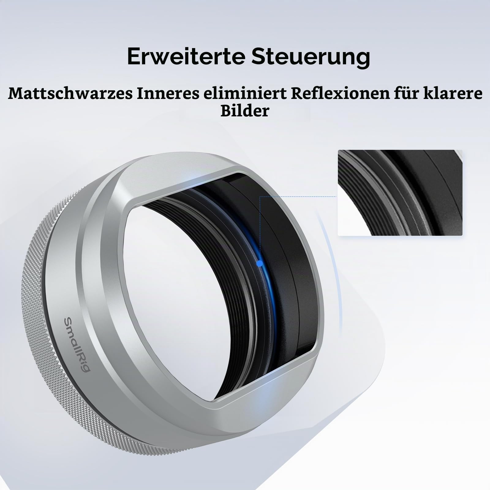 smallrig-5851-uv-filter-mit-gegenlichtblende-silber-f-r-fujifilm-x100vi-x100v image 5
