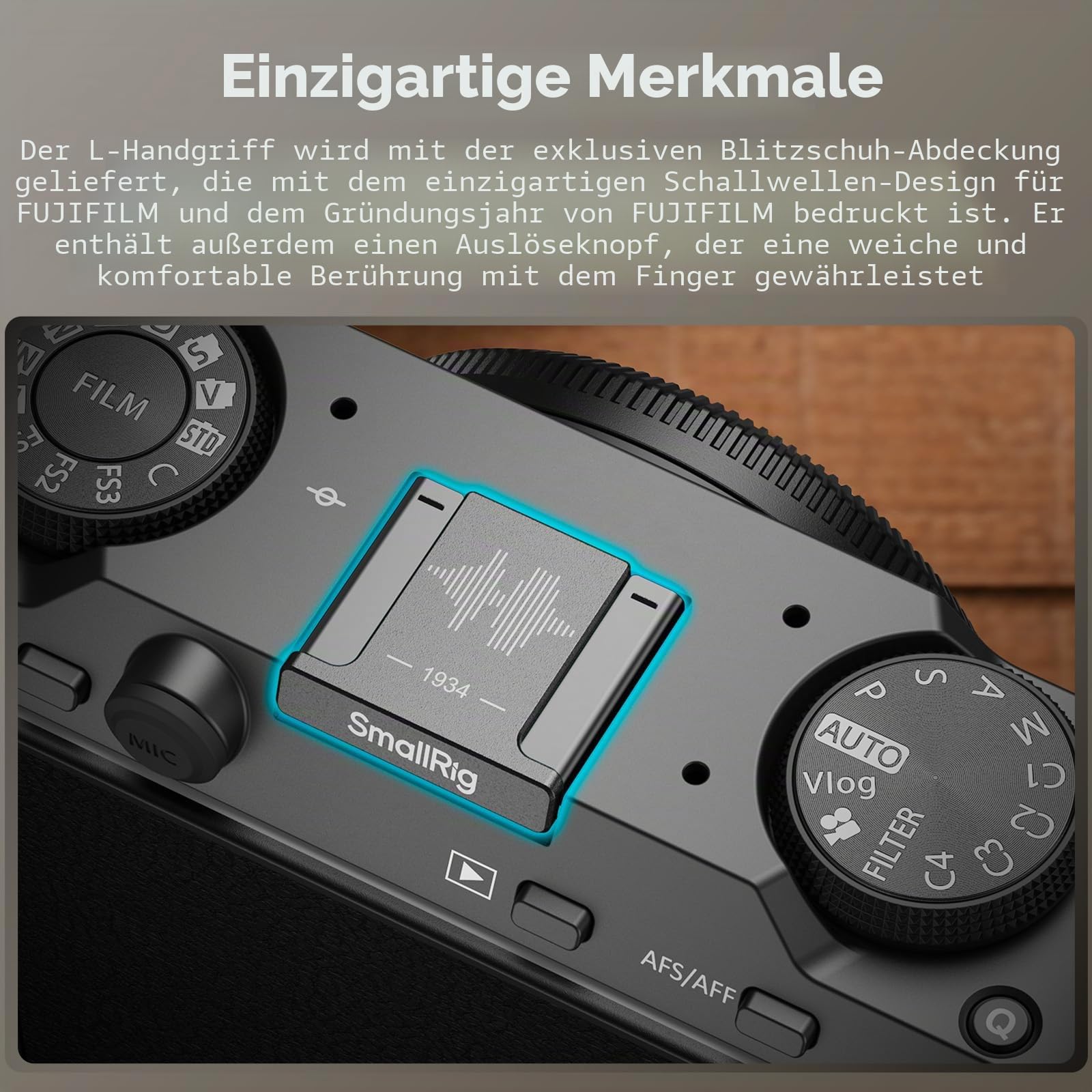 smallrig-5260-holzhandgriff-l-platte-f-r-fujifilm-x-m5-mit-arca-schnellwechselpl image 7