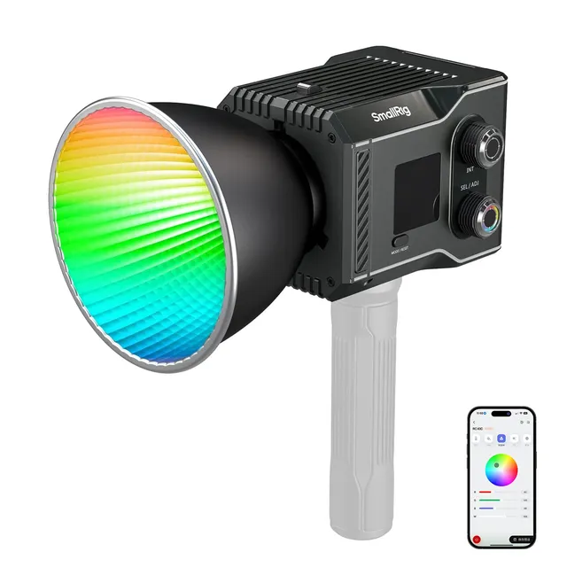smallrig-rc-60c-4808-rgb-led-videoleuchte-2500k-10000k-basis-set image 1