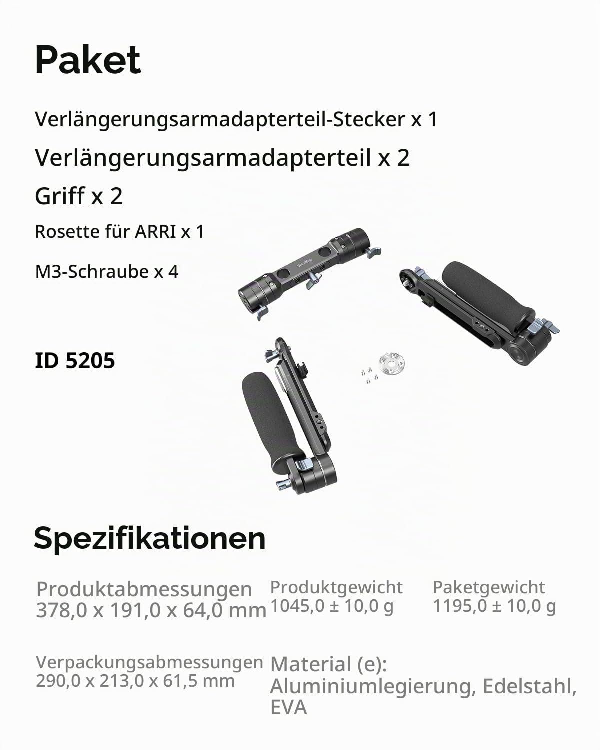 smallrig-shoulder-rig-5205-mit-doppelgriff-f-r-15mm-lws image 8