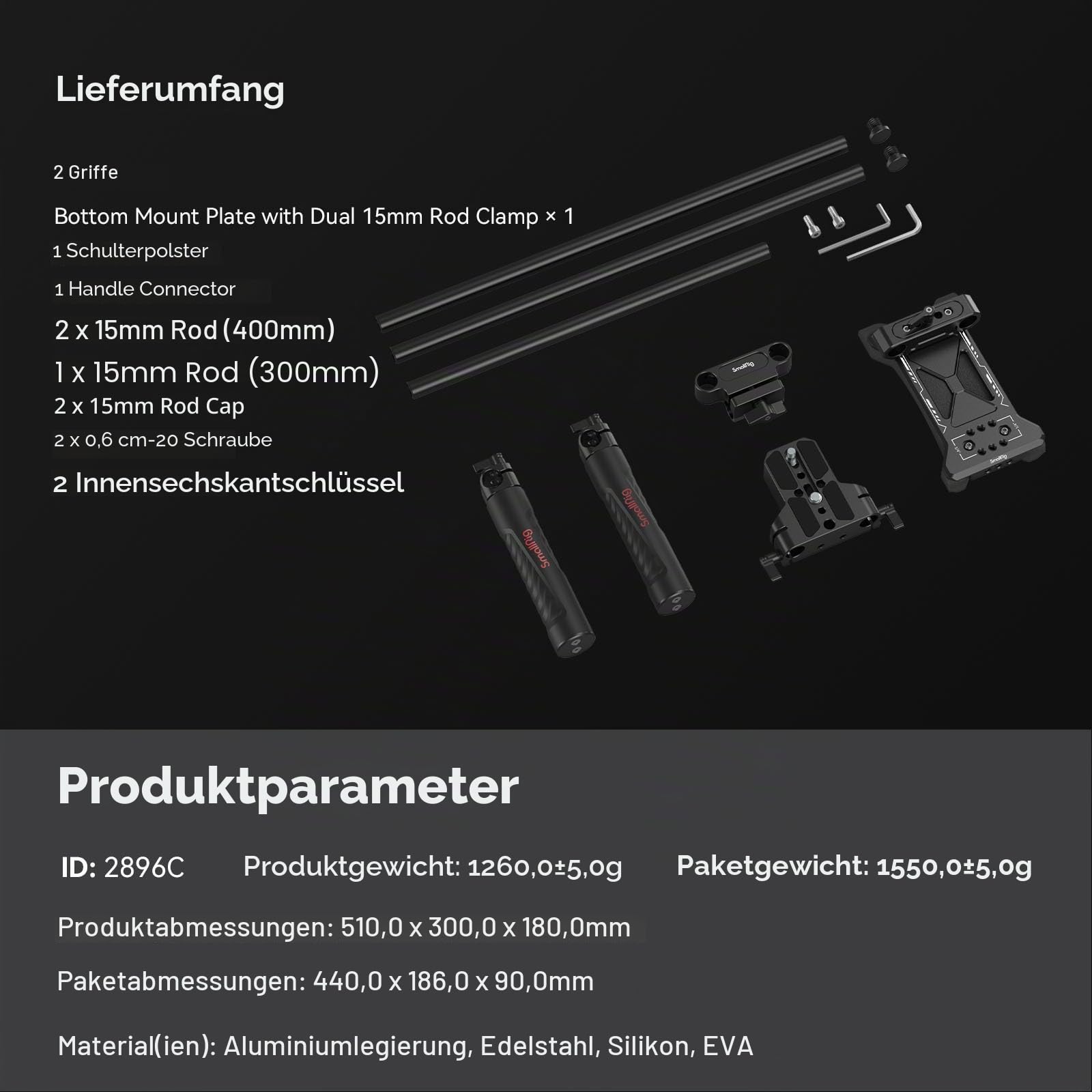 smallrig-2896c-basic-schulter-rig-schulter-set-f-r-dslr-und-spiegellose-kameras image 8