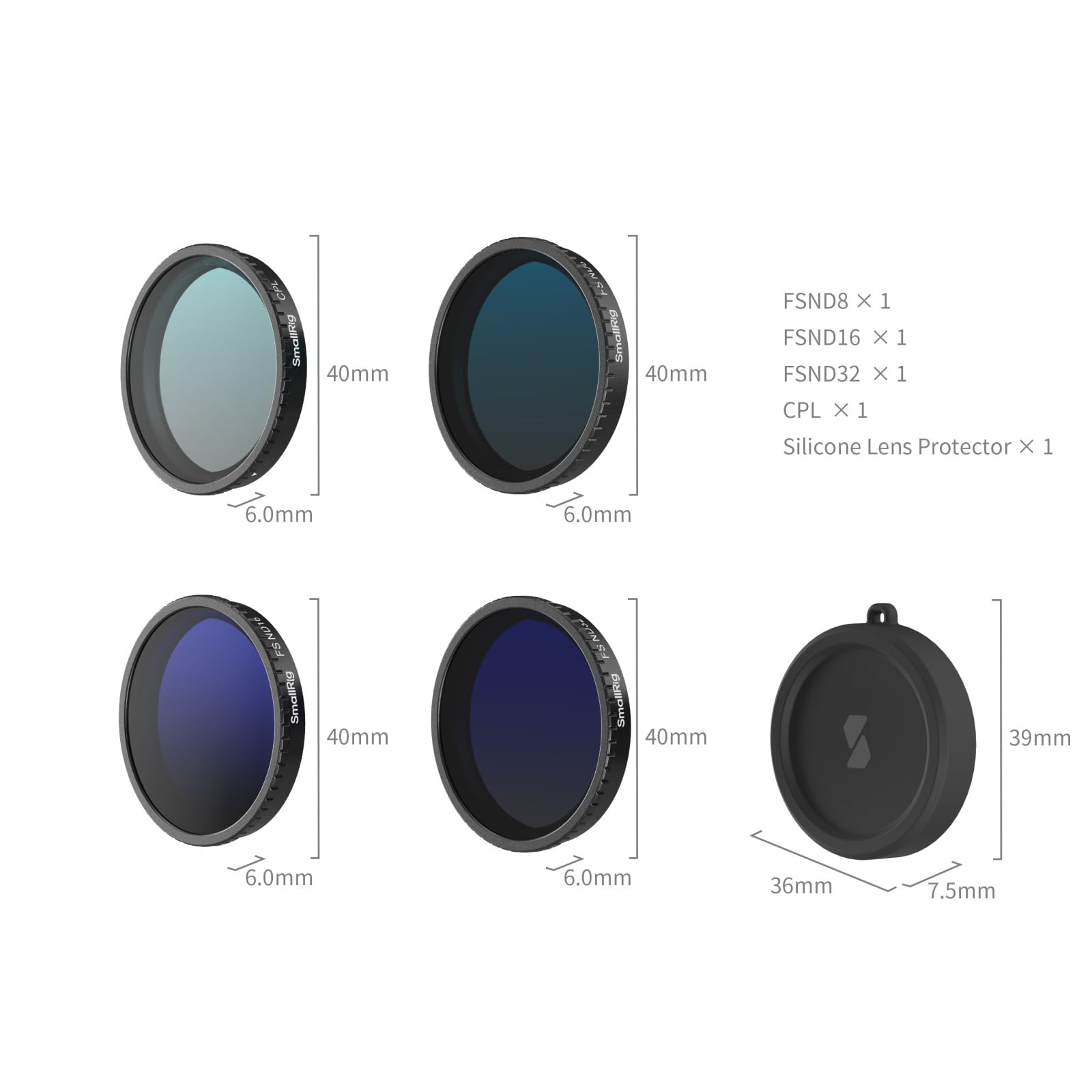 smallrig-nd-filter-set-cpl-nd8-nd16-nd32-f-r-dji-osmo-action-5-pro-action-4 image 8