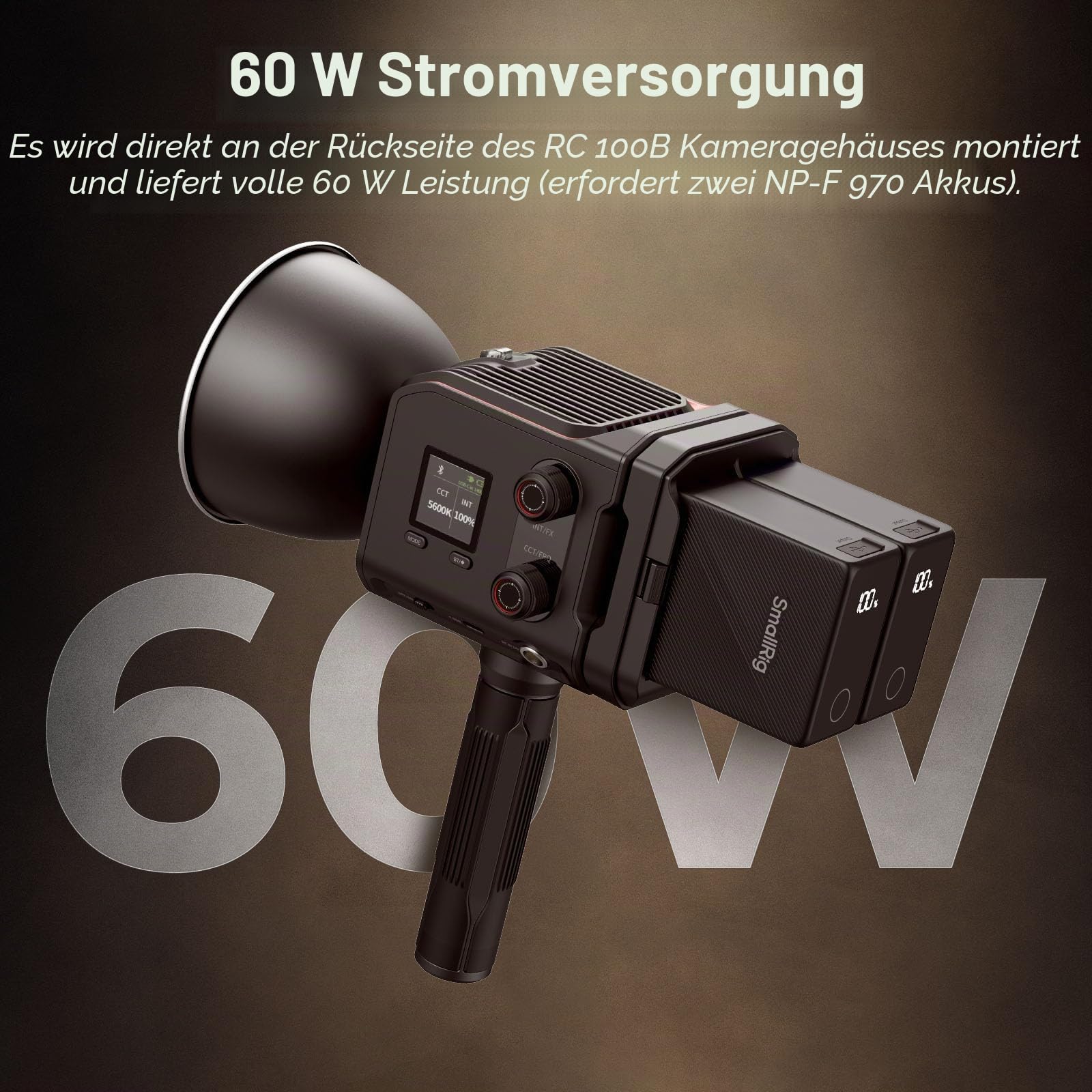 smallrig-4806-ultra-slim-np-f-akkuplatte-60-w-f-r-rc-100b-rc-100c image 3