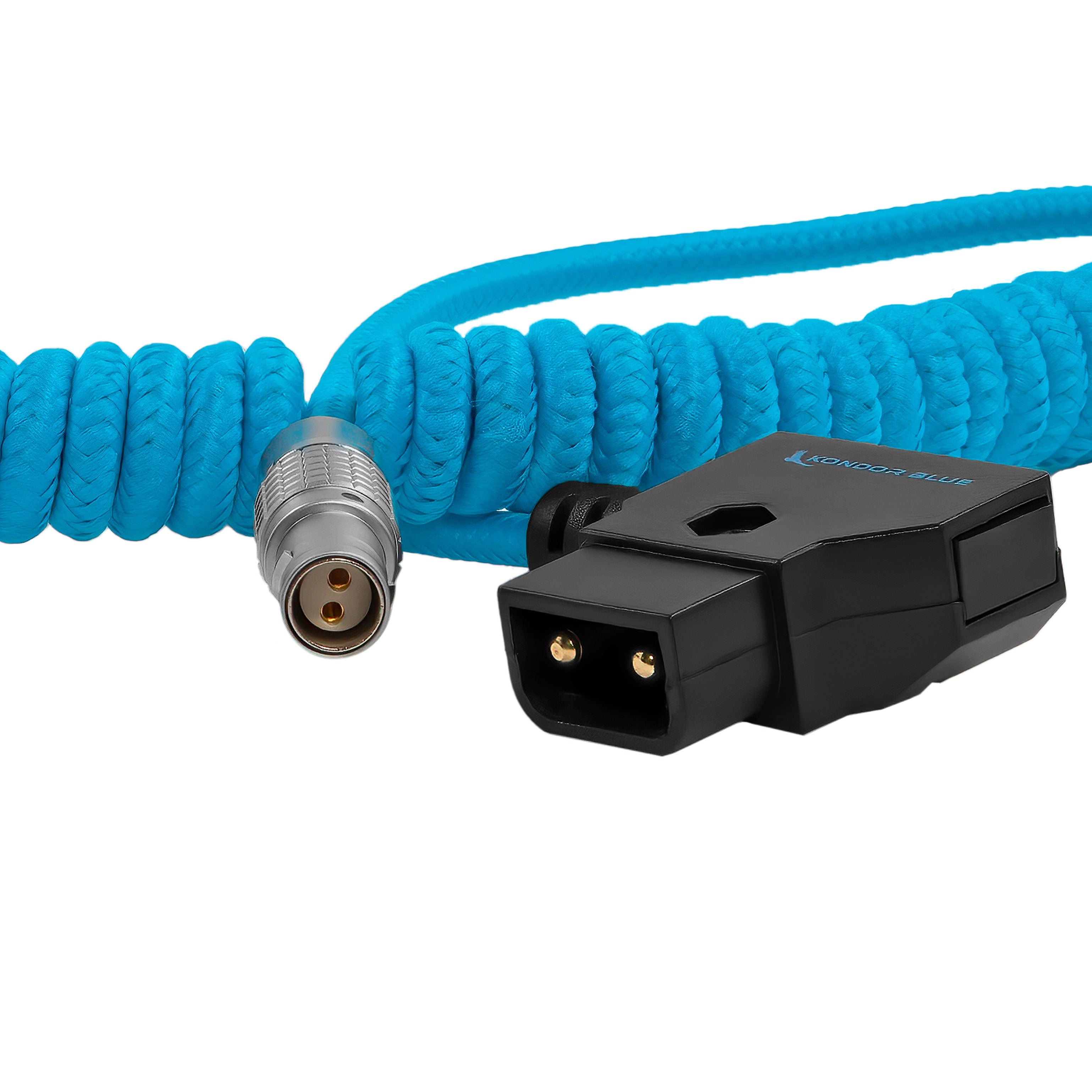 kondor-blue-coiled-d-tap-auf-lemo-2-pin-buchse-stromkabel-f-r-red-komodo image 2