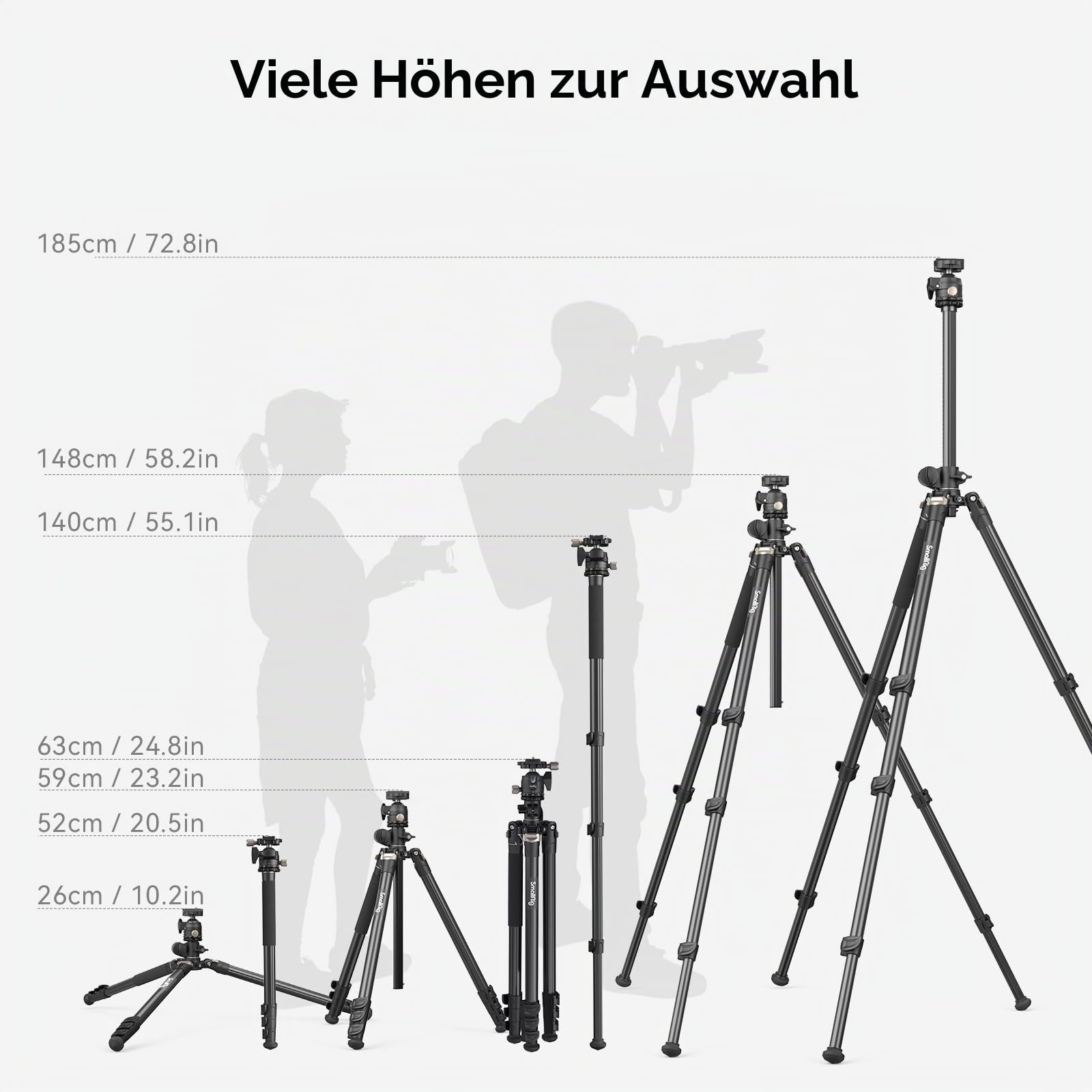 smallrig-ct200-4288-kamerastativ-mit-360-mittels-ule-einbeinstativ-und-smartphon image 4