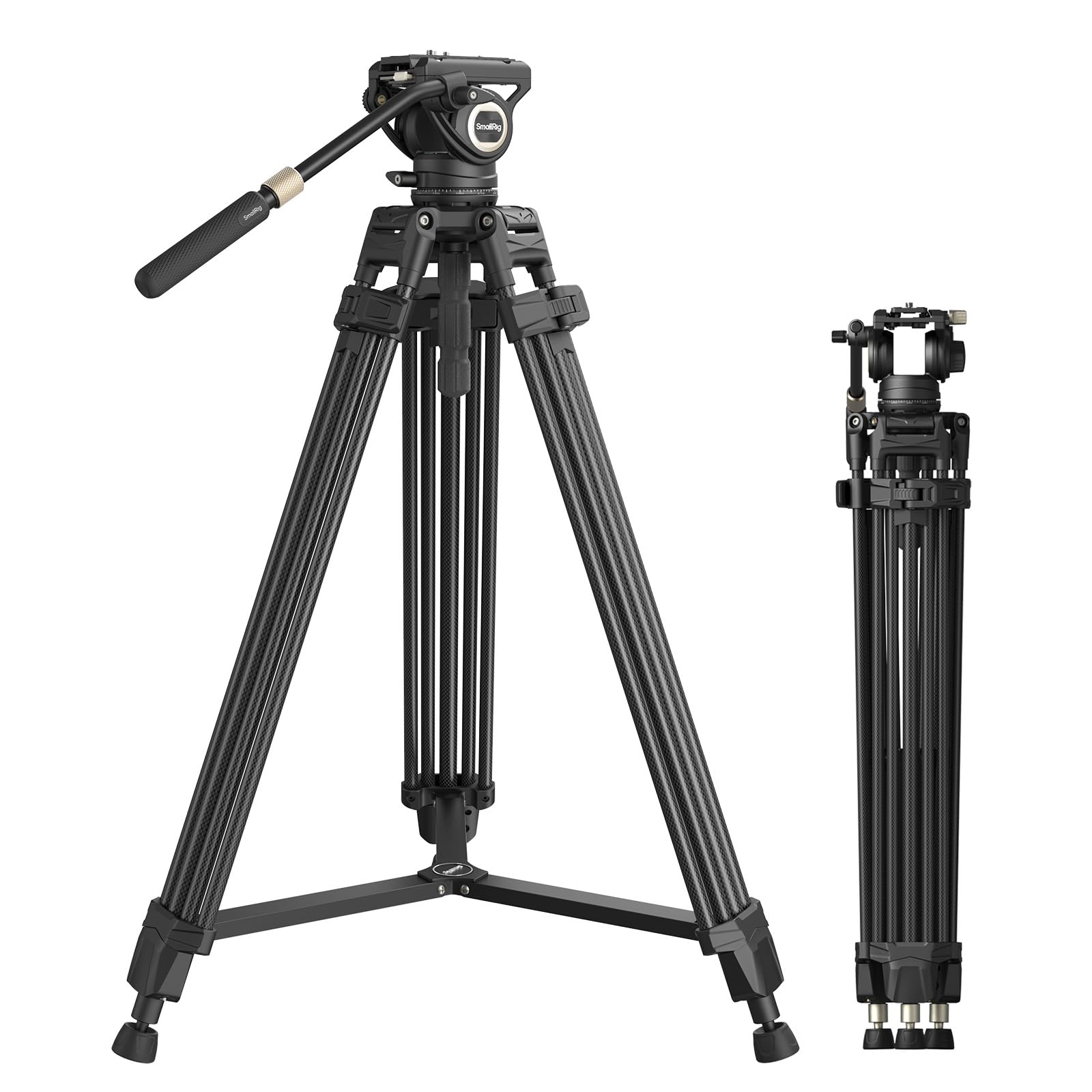 smallrig-ad-80s-5111-kohlefaser-videostativ-191cm-mit-fluidkopf image 1
