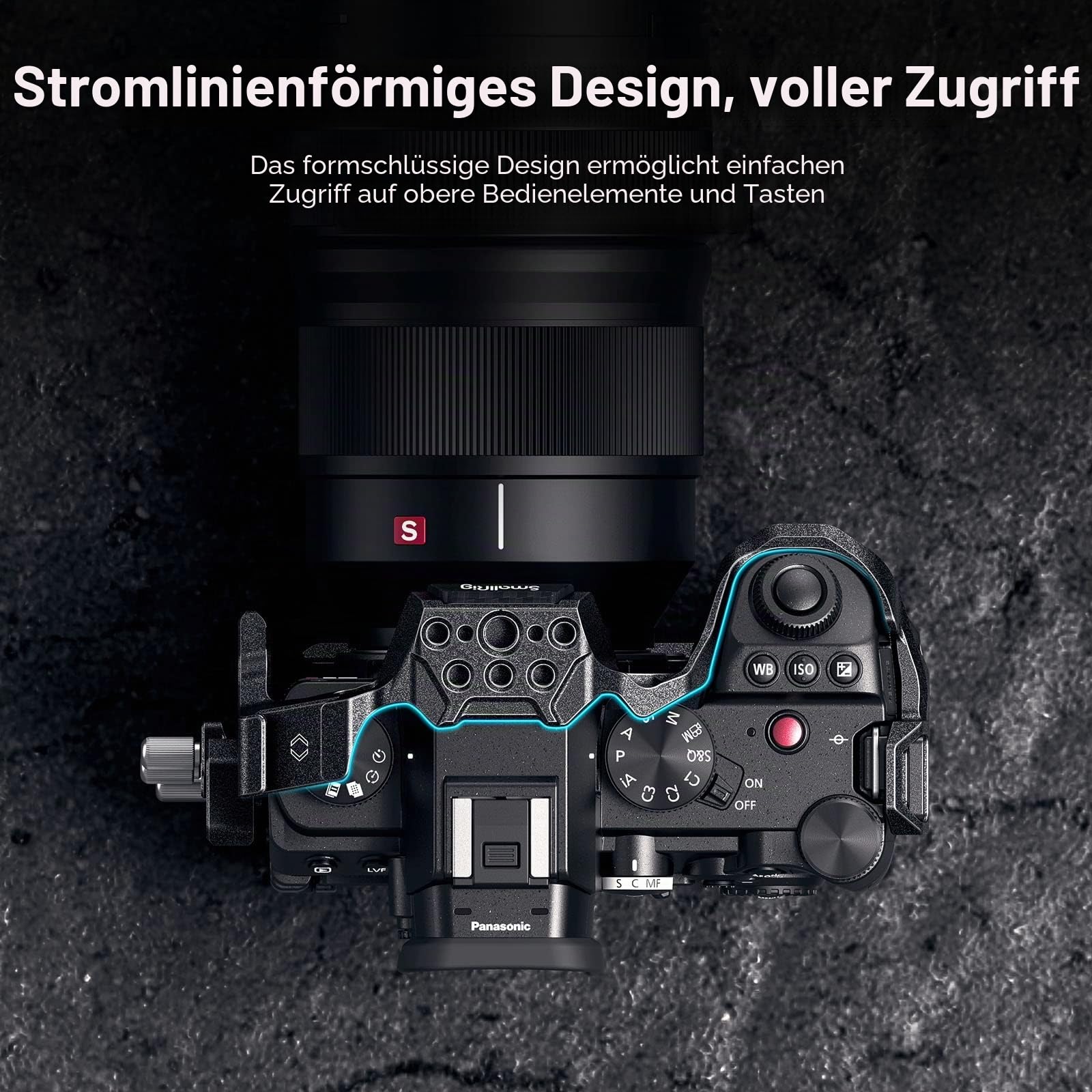 smallrig-4024-cage-kit-f-r-panasonic-lumix-s5-ii-s5-iix-g9-ii-mit-top-griff image 2