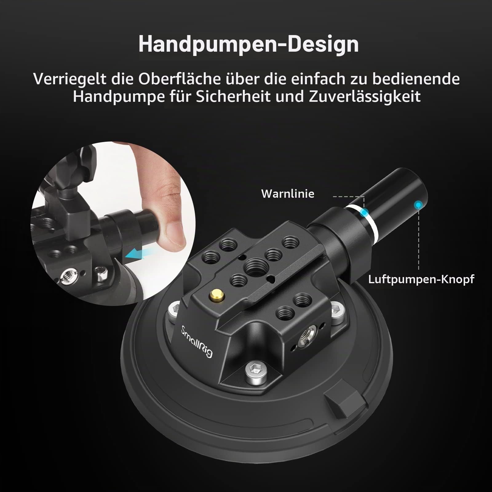 smallrig-4122c-4-zoll-saugnapf-kamerahalterung-bis-2-kg-f-r-auto image 7