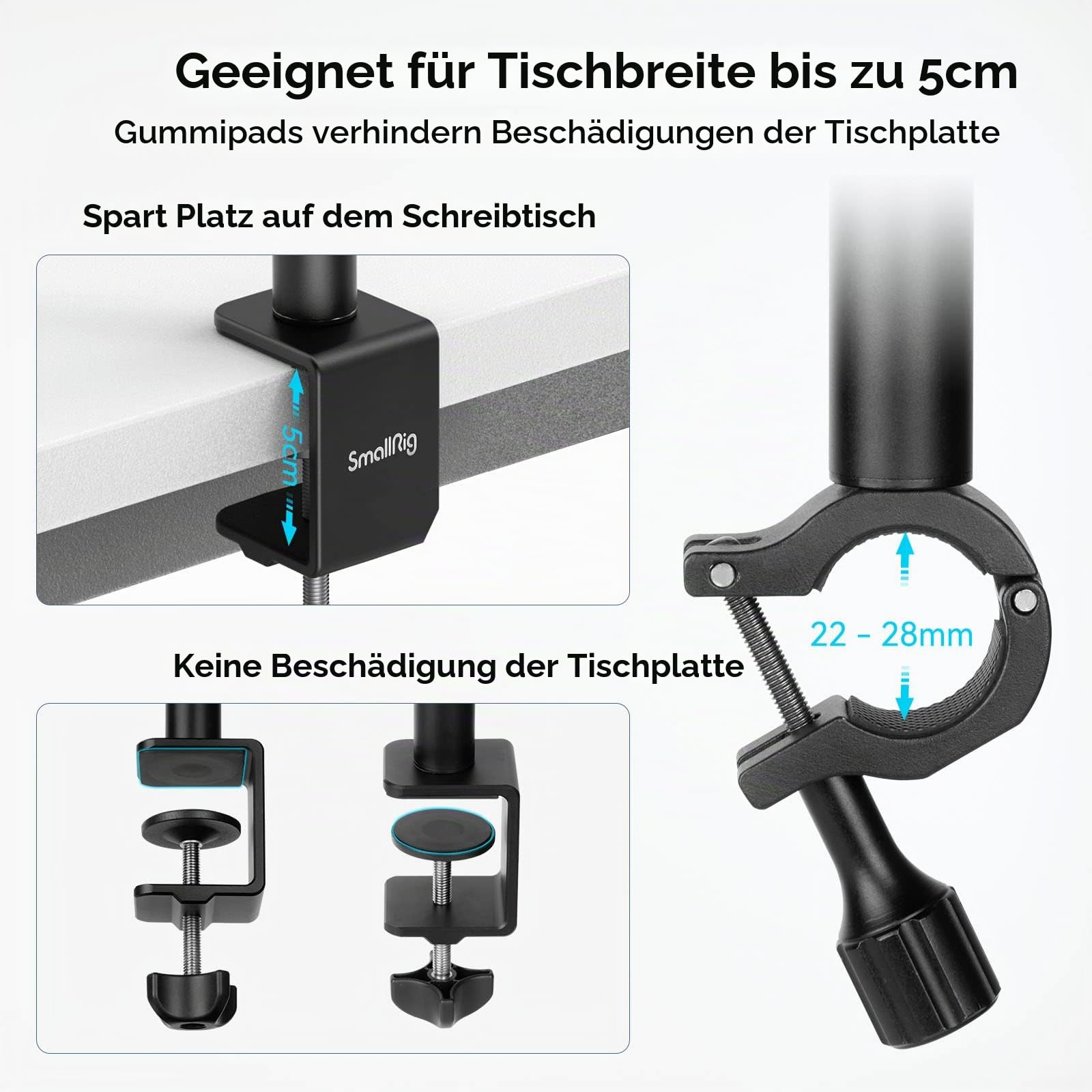 smallrig-3992-tischhalterung-mit-magic-arm-und-kugelkopf-35-4-90-cm image 5