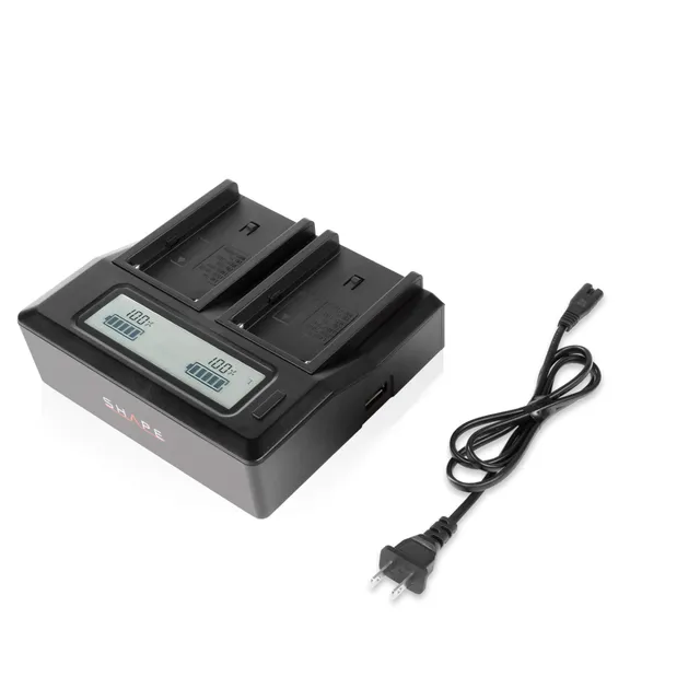 shape-np-f-dual-lcd-ladeger-t-f-r-sony-akkus-mit-usb-ausgang image 1