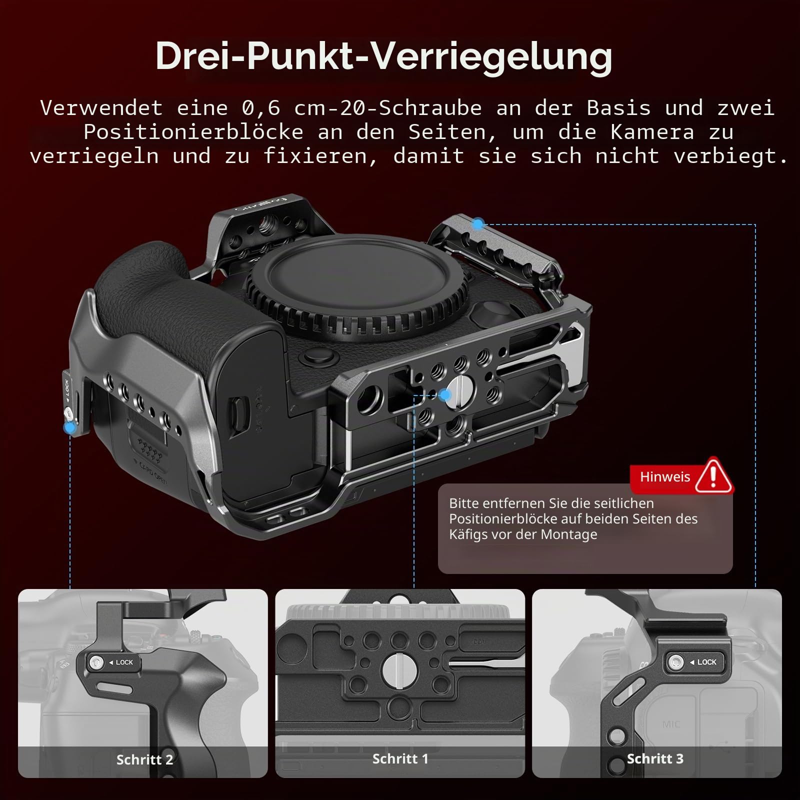 smallrig-4978b-kamera-cage-f-r-canon-eos-r5-mark-ii-mit-arca-swiss image 2