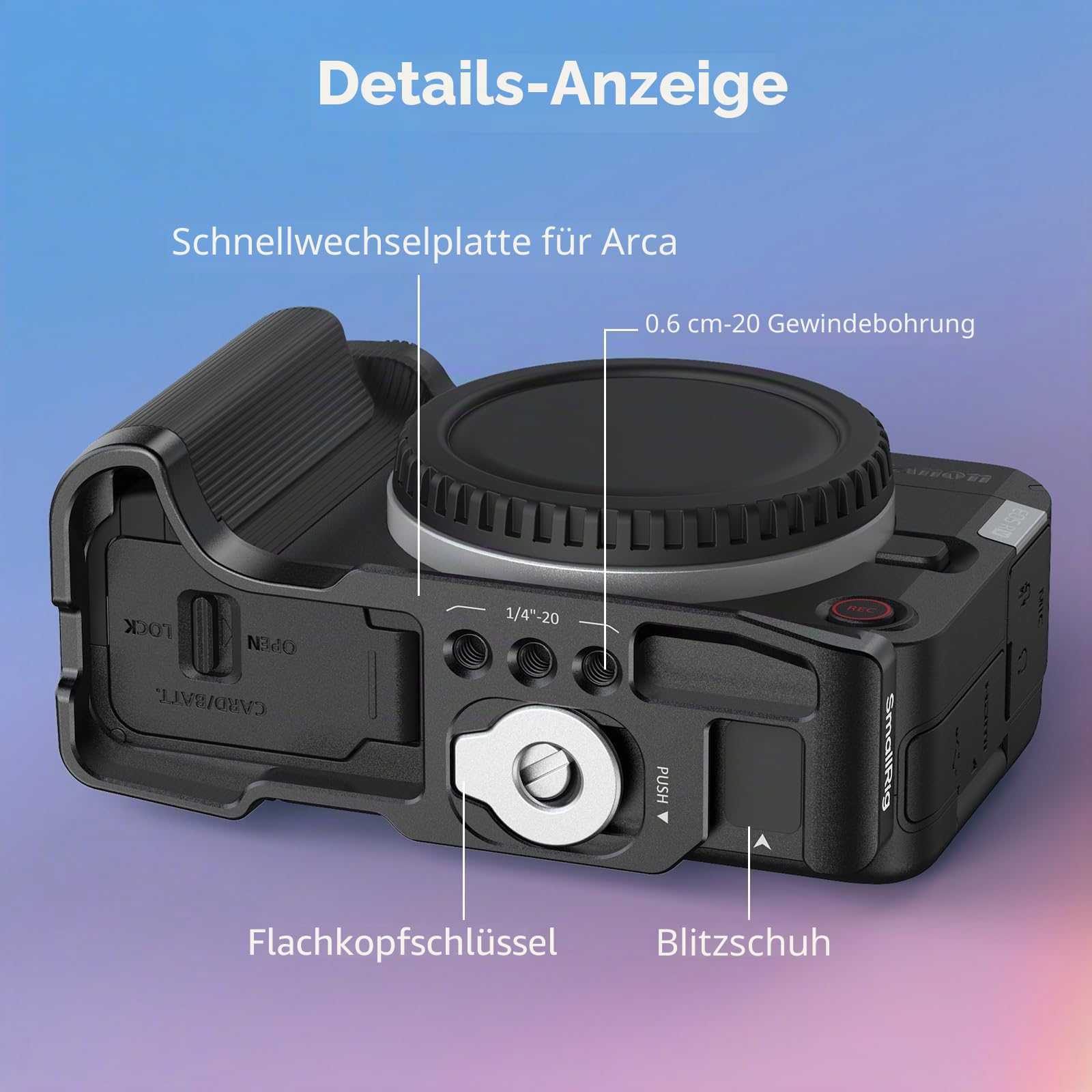 smallrig-5429-l-griff-f-r-canon-r50-v-mit-arca-platte-schwarz image 7