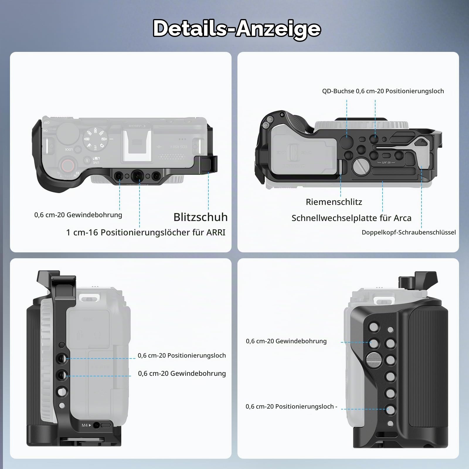 smallrig-r50-v-kamerak-fig-5427-f-r-canon-r50v-mit-silikongriff-arca image 6