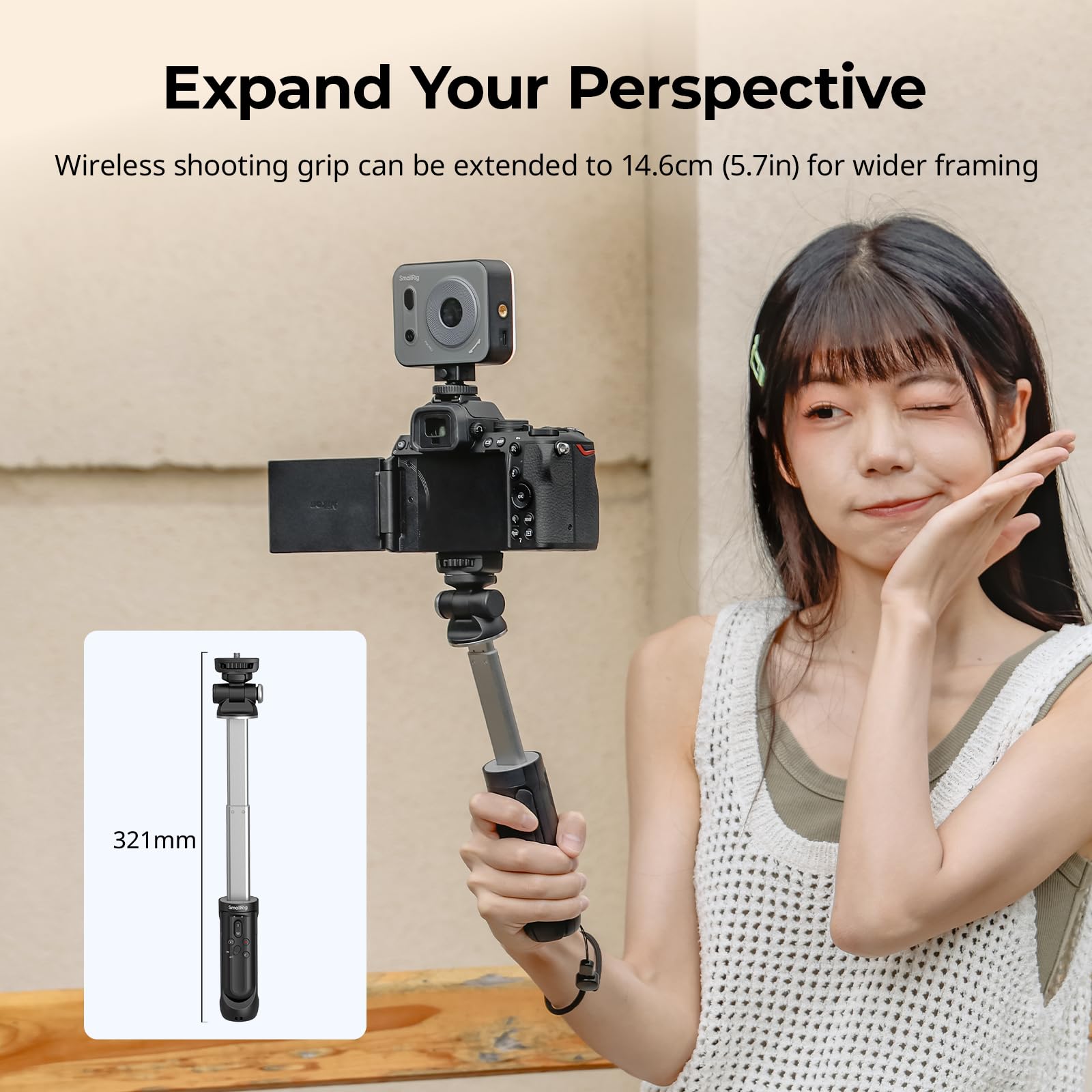 smallrig-sr-rg2-4551-kabelloser-aufnahmegriff-selfie-stick-stativ image 6