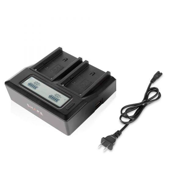 shape-bp-u-dual-lcd-ladeger-t-mit-usb-f-r-sony-akkus image 1
