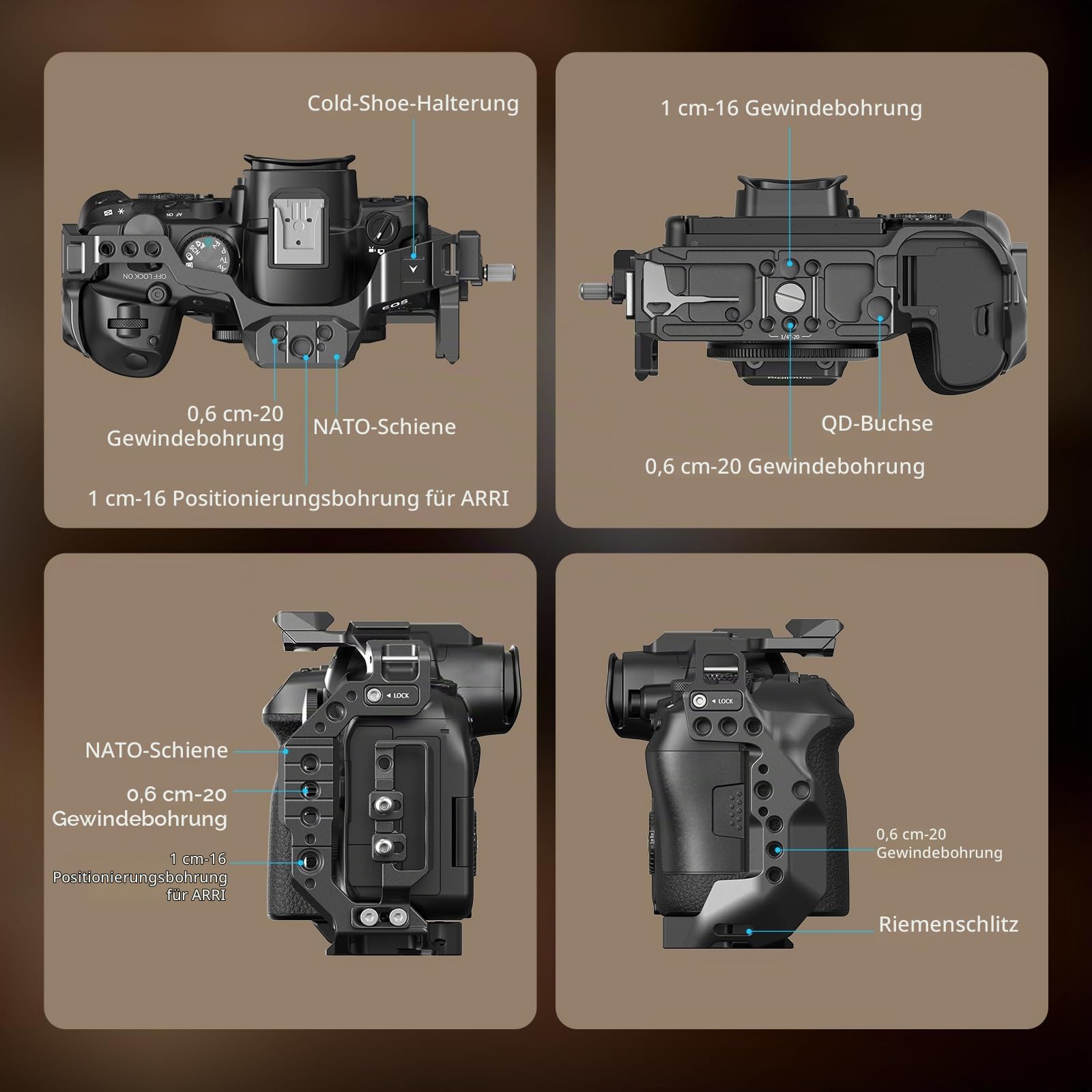smallrig-5197-r6-ii-kamerak-fig-kit-f-r-canon-eos-r6-mark-ii-mit-top-griff image 5