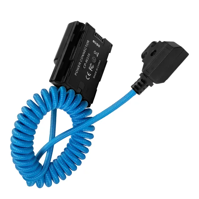 kondor-blue-d-tap-auf-fujifilm-np-w235-dummy-battery-kabel image 1
