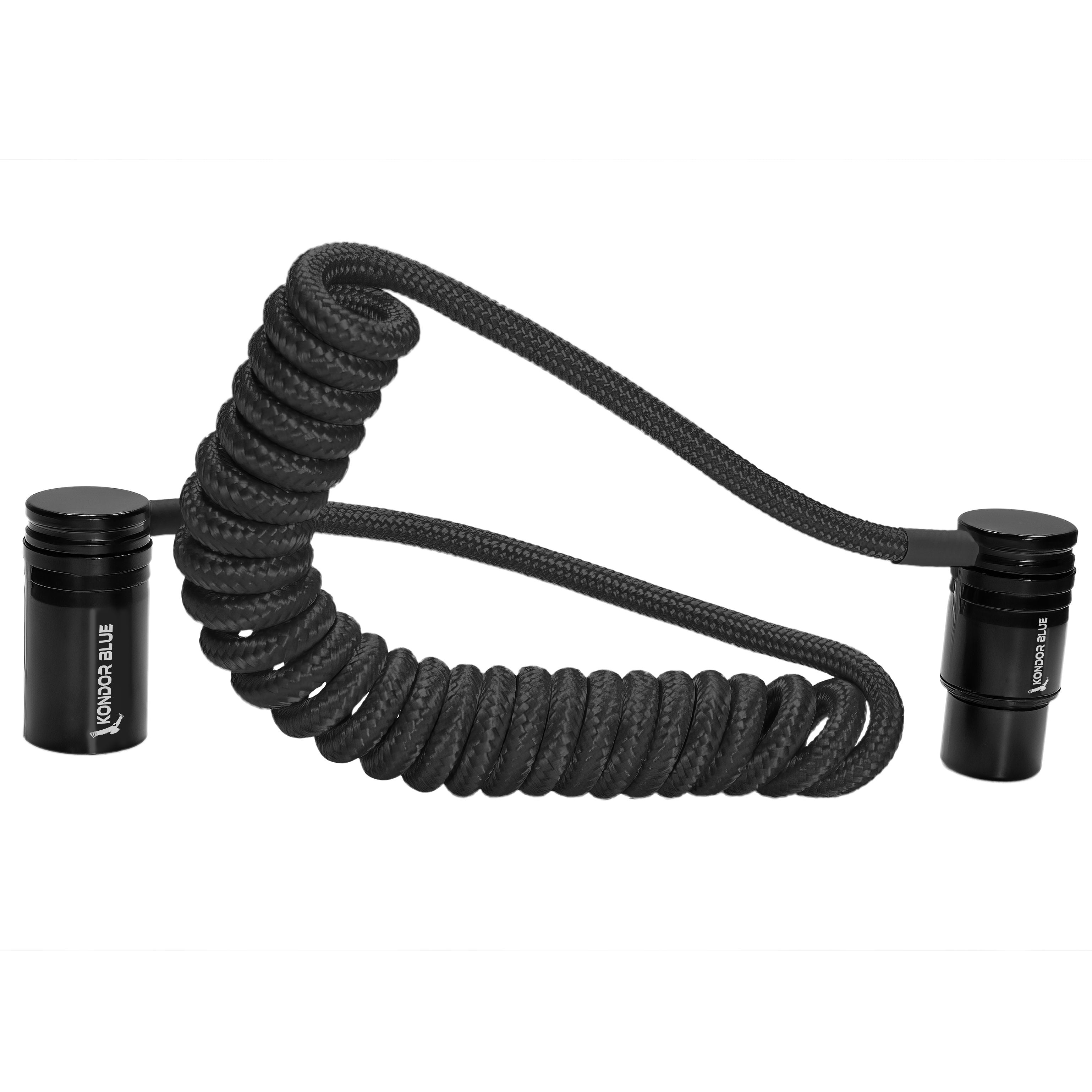 kondor-blue-12-24-zoll-coiled-low-profile-right-angle-xlr-kabel image 6