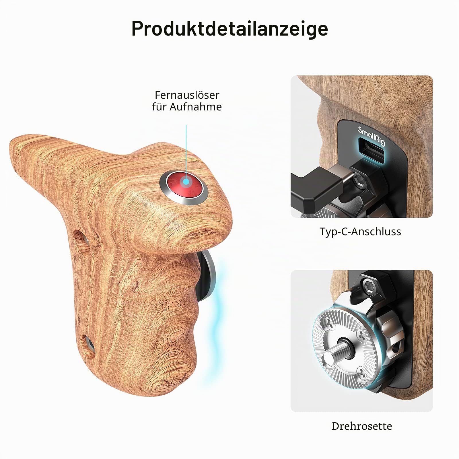 smallrig-3324-rosette-seitengriff-mit-start-stopp-fernausl-ser-holzgriff image 3