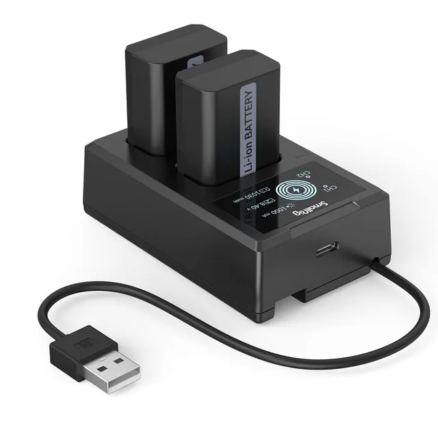 smallrig-3818-akku-set-2x-np-fw50-1030mah-mit-lcd-ladeger-t-f-r-sony image 1