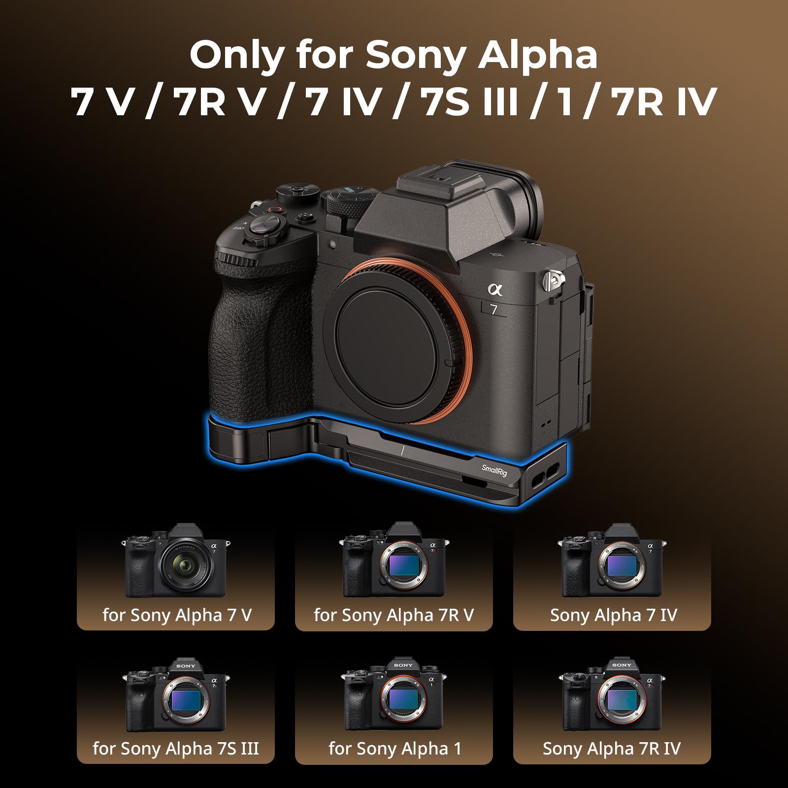 smallrig-basisplatte-6033-f-r-sony-alpha-7-v-7r-v-7-iv-7s-iii-1-7r-iv-mit-arca-s image 2