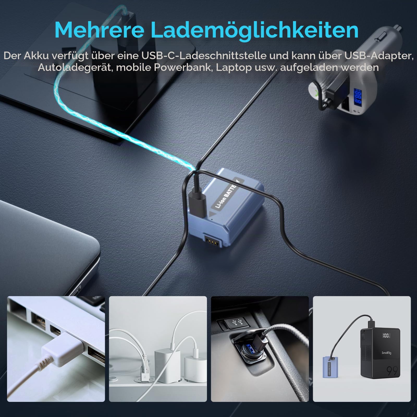 smallrig-4330-np-fw50-kamera-akku-1030mah-mit-usb-c-f-r-sony image 6