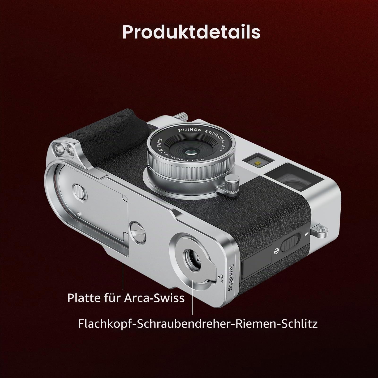 smallrig-x-half-l-griff-f-r-fujifilm-x-half-arca-silber-5216 image 8