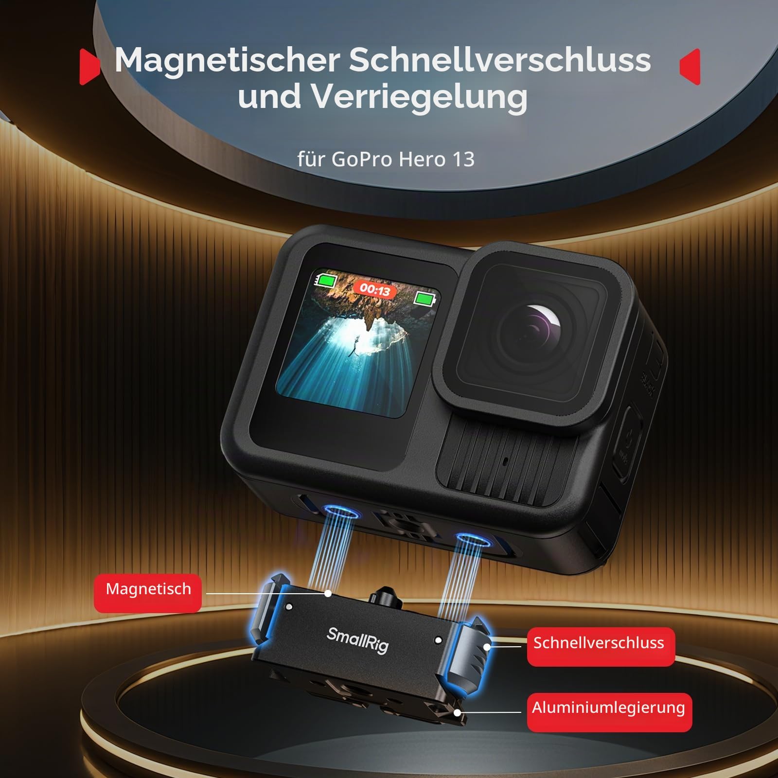 smallrig-5437-magnetische-schnellwechselhalterung-f-r-gopro-hero-13 image 2