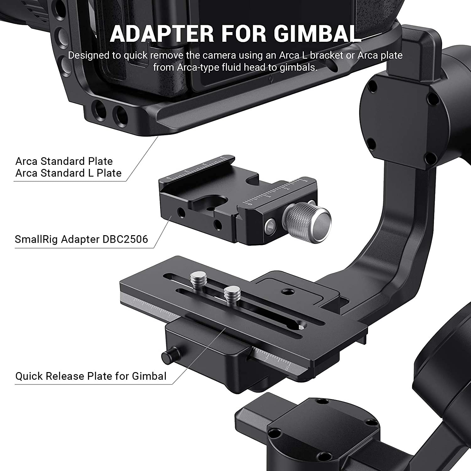 smallrig-2506b-arca-schnellspanner-klemme-f-r-dji-ronin-s-sc-und-zhiyun-gimbals image 3