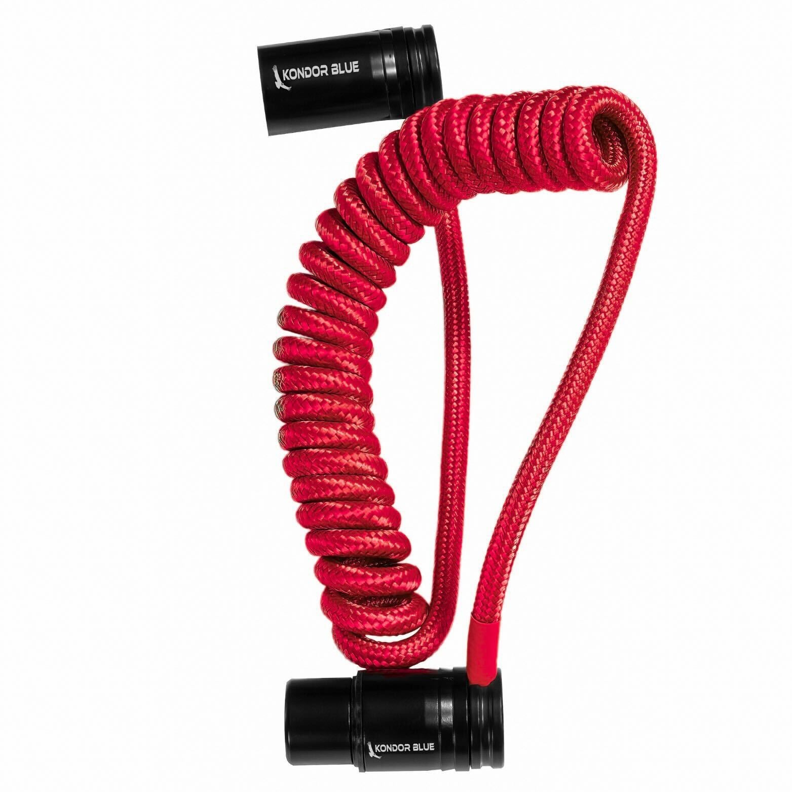 kondor-blue-12-24-zoll-coiled-low-profile-right-angle-xlr-kabel image 7